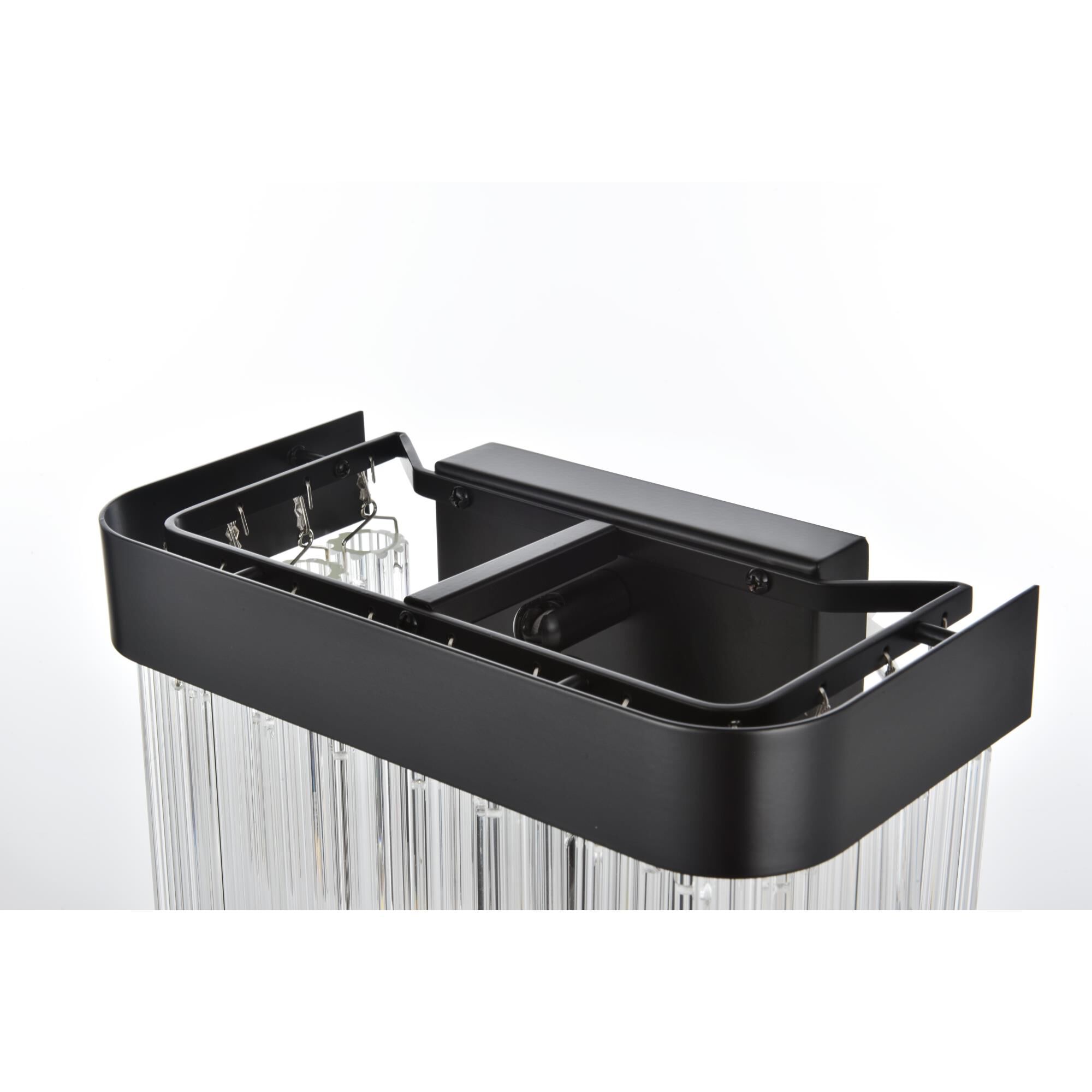 Shown in Black  finish and Rc crystal and Clear glass