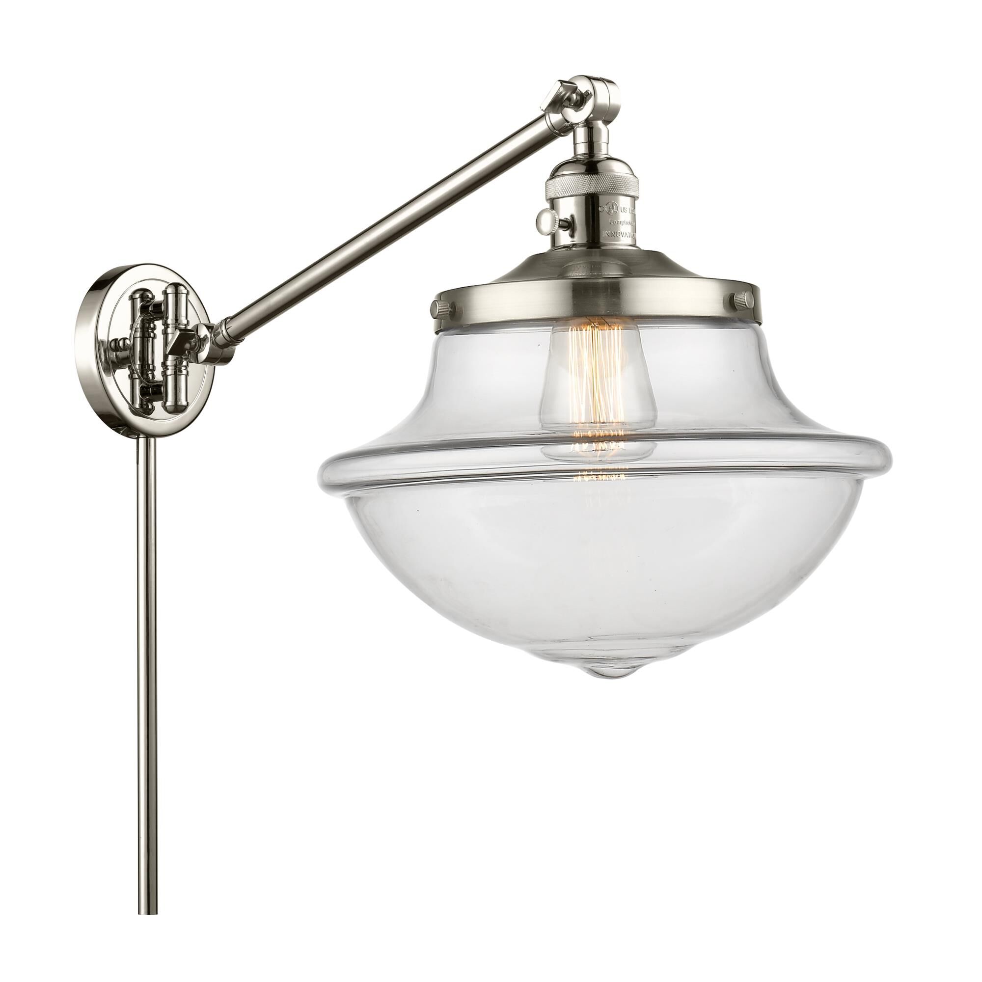 Bruno Marashlian Oxford Wall Swing Lamp by Innovations Lighting