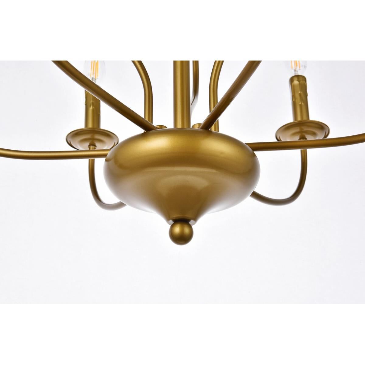 Westley 28 Inch 9 Light Chandelier by Elegant Lighting