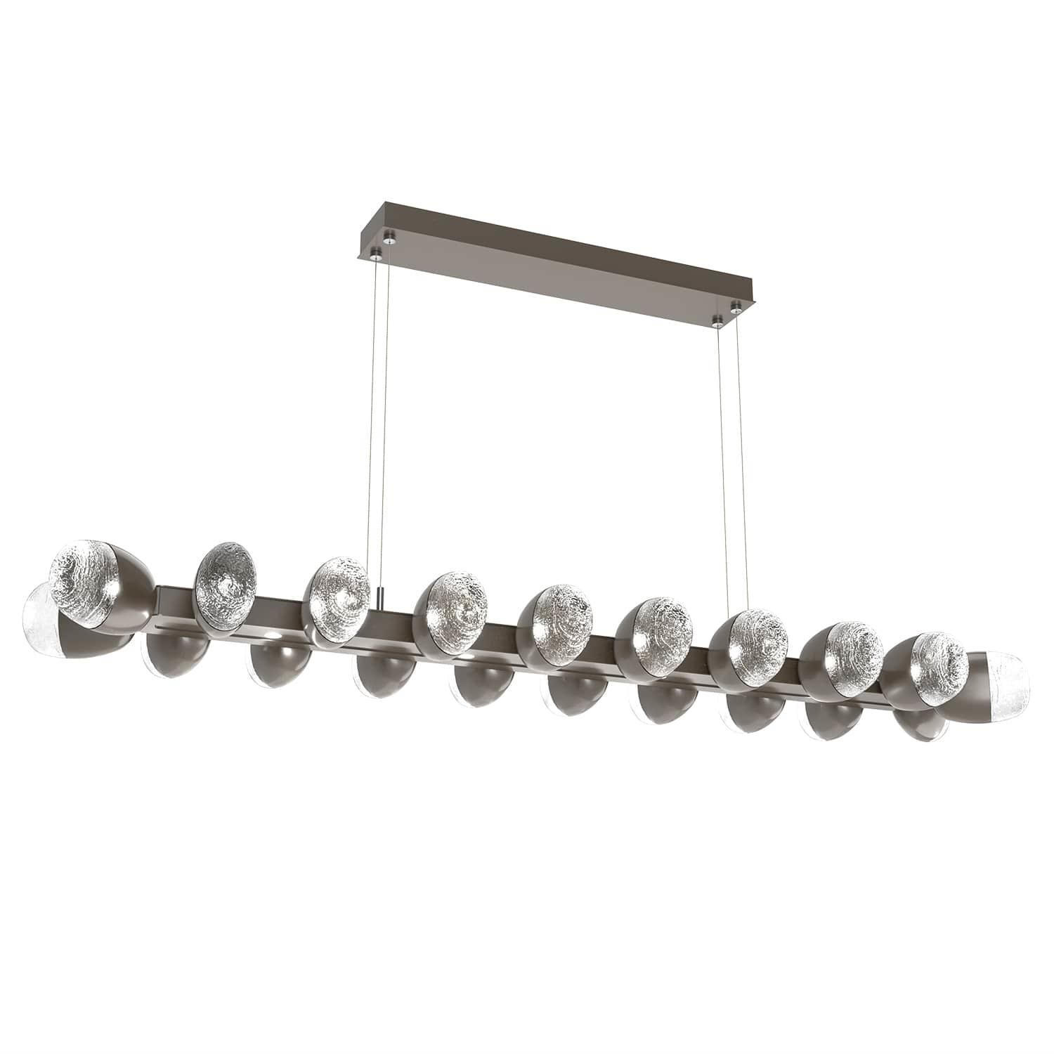 Pebble Linear Suspension Light by Hammerton Studio