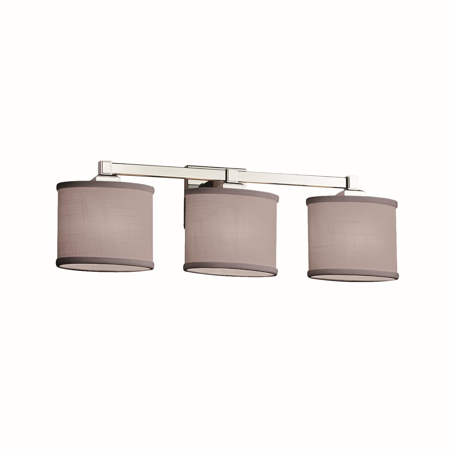 Textile 24 Inch 3 Light Bath Vanity Light by Justice Design Group