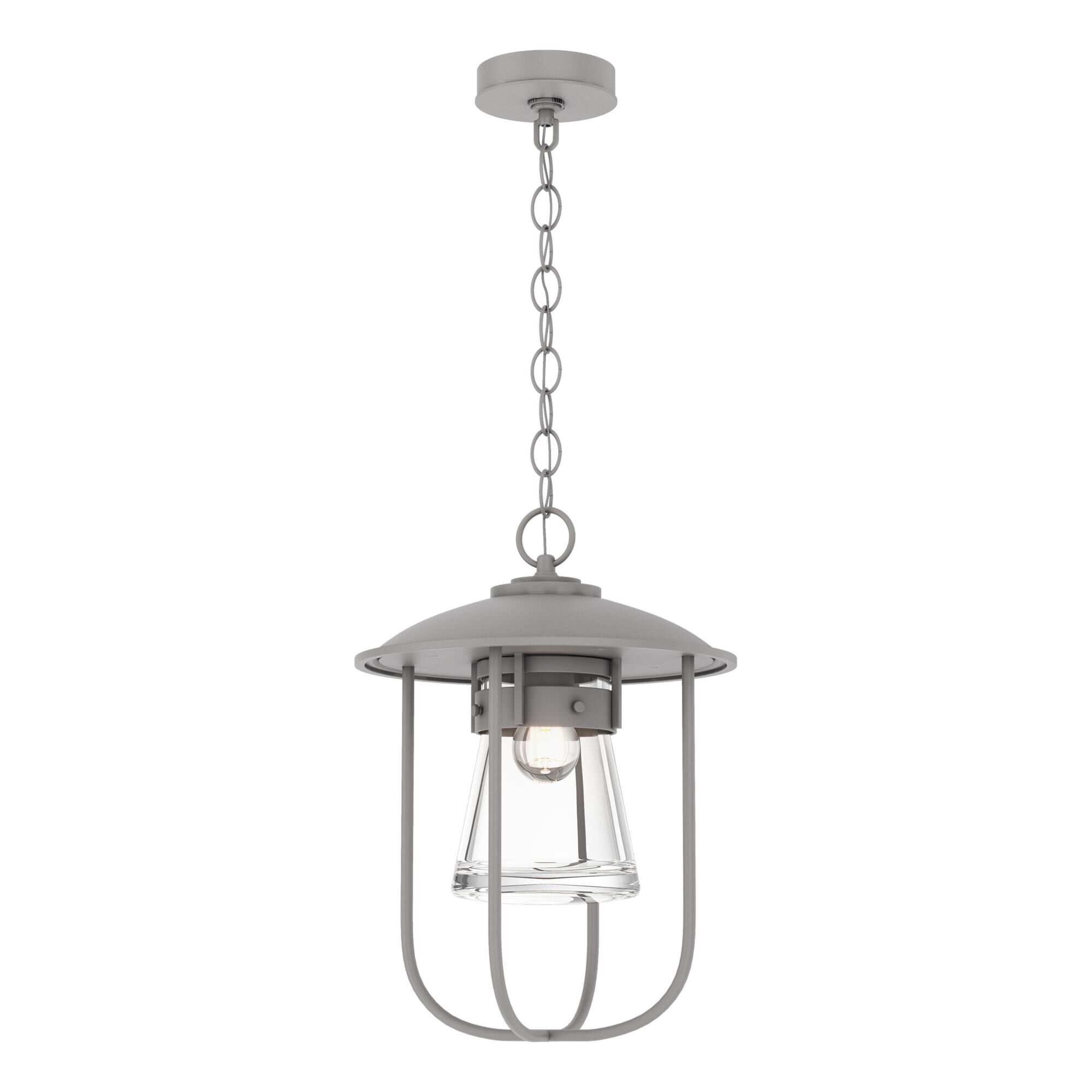Shown in Coastal Burnished Steel finish and Clear  glass