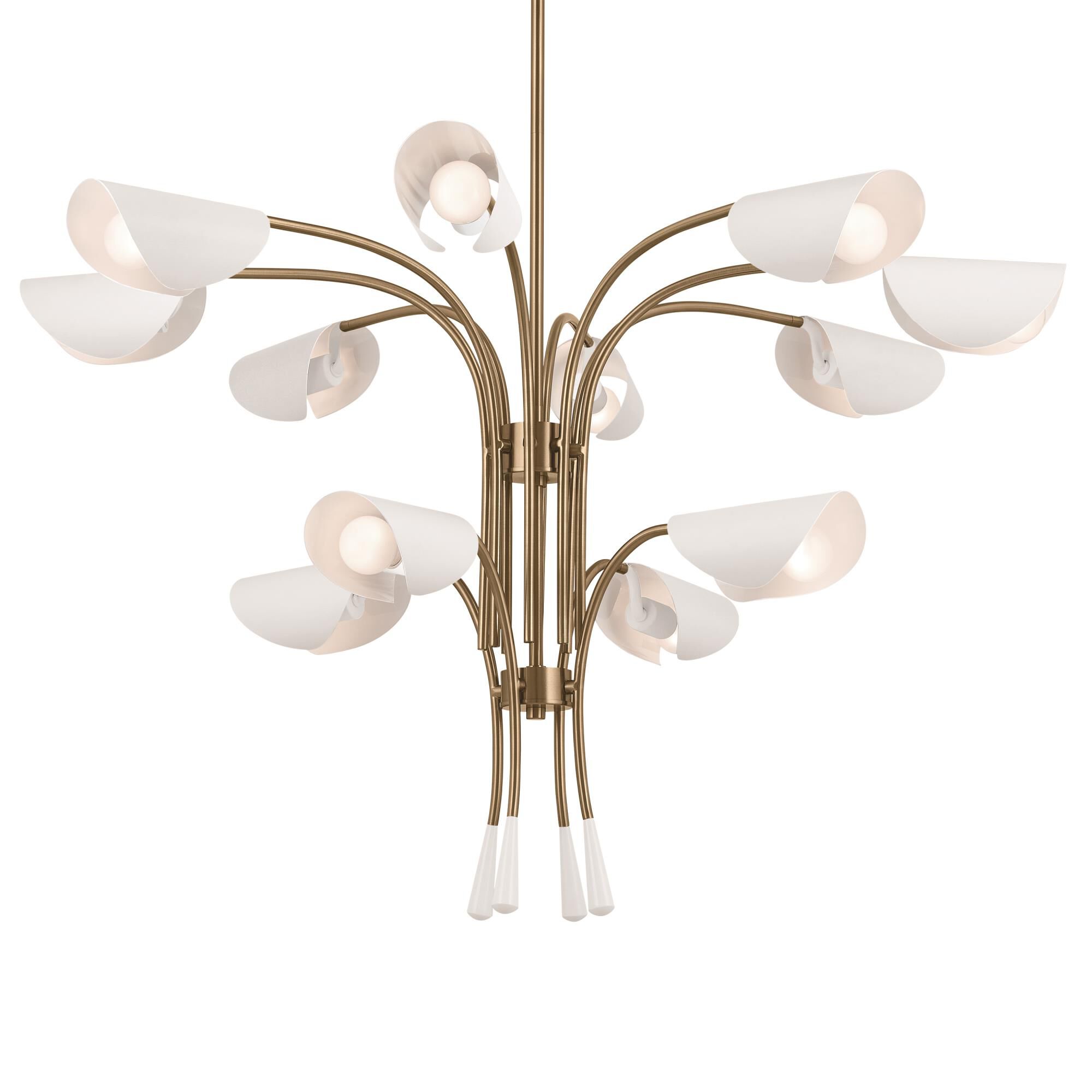 Arcus 46 Inch 12 Light Chandelier by Kichler Lighting