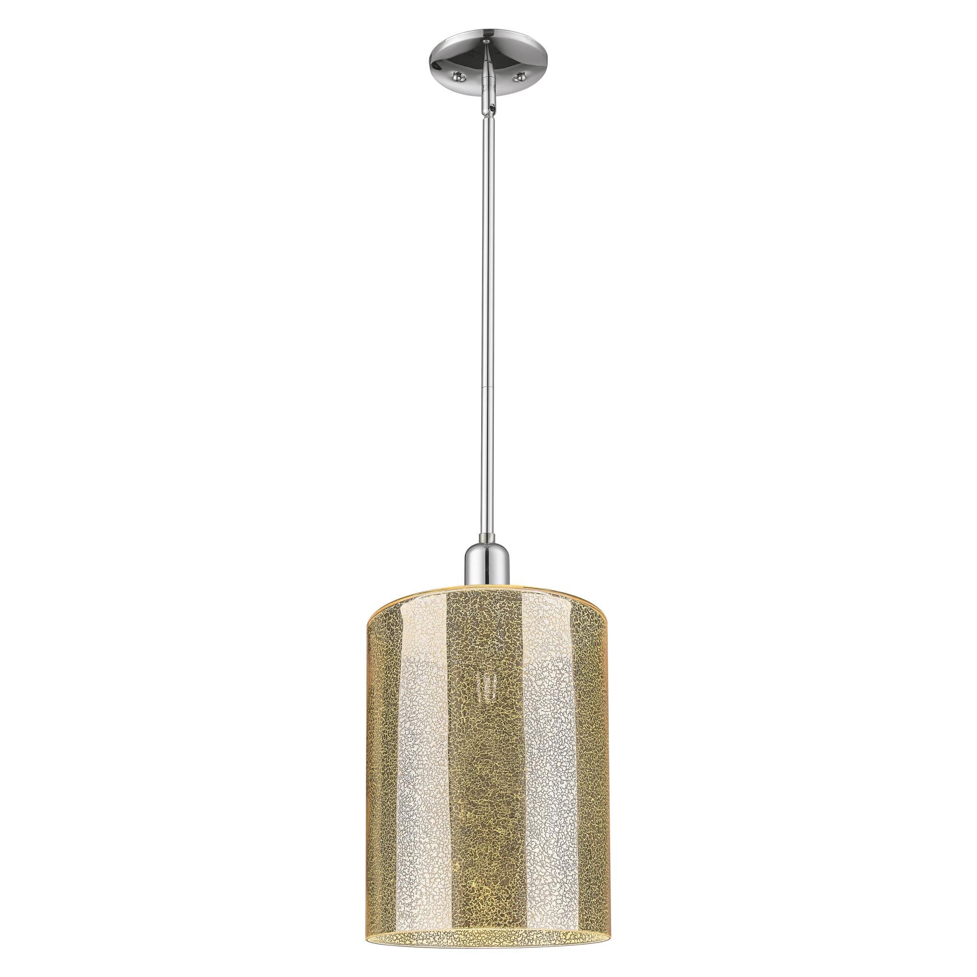 Shown in Polished Chrome finish and Mercury glass