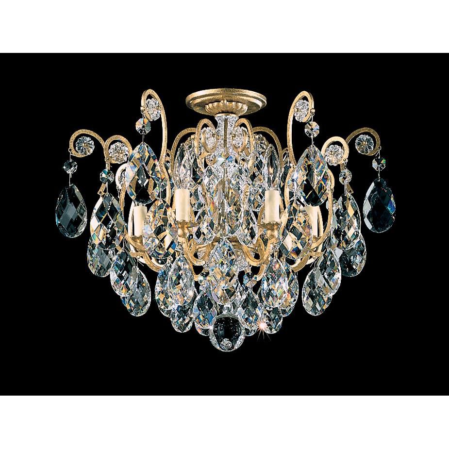 Renaissance 20 Inch 6 Light Flush Mount by Schonbek