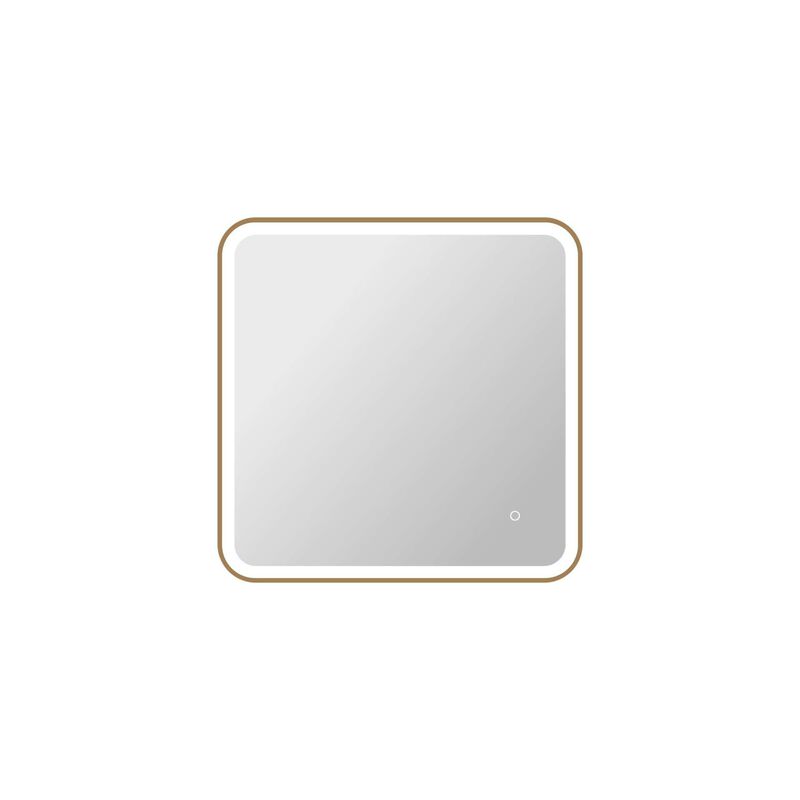 Harmoni 30 Inch Rectangular LED Lighted Mirror by Elegant Decor
