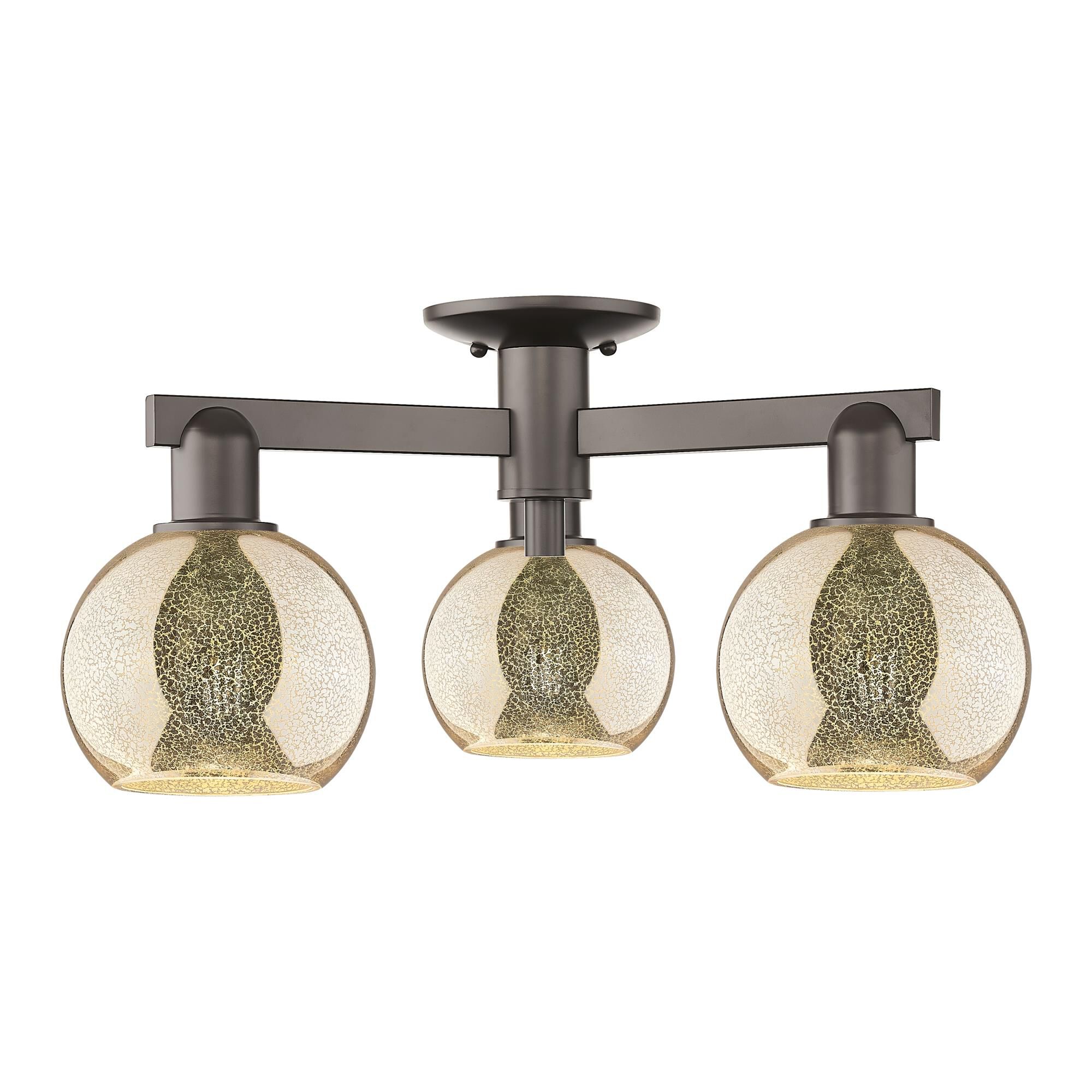 Shown in Oil Rubbed Bronze finish and Mercury glass