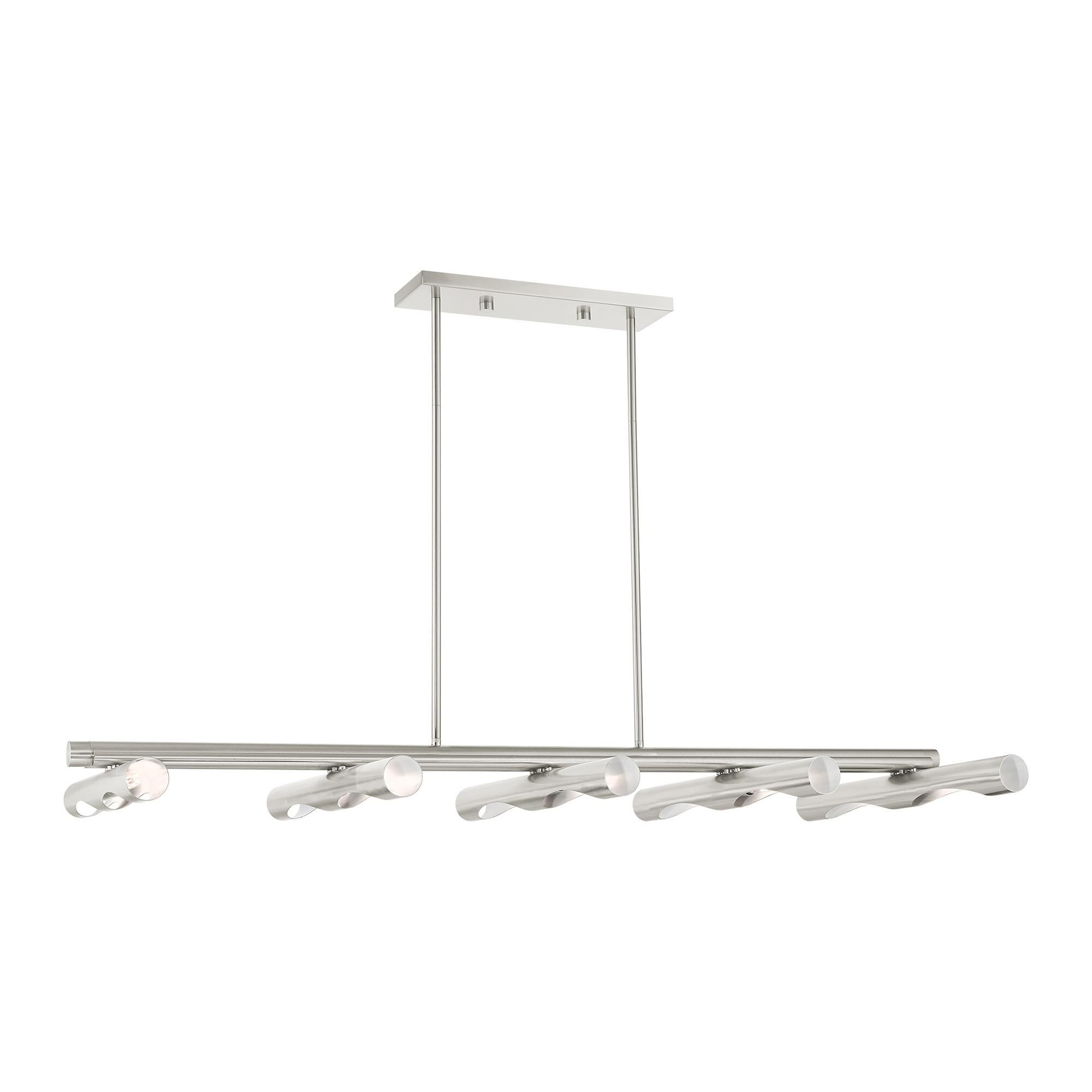 Acra 50 Inch 10 Light Linear Suspension Light by Livex Lighting