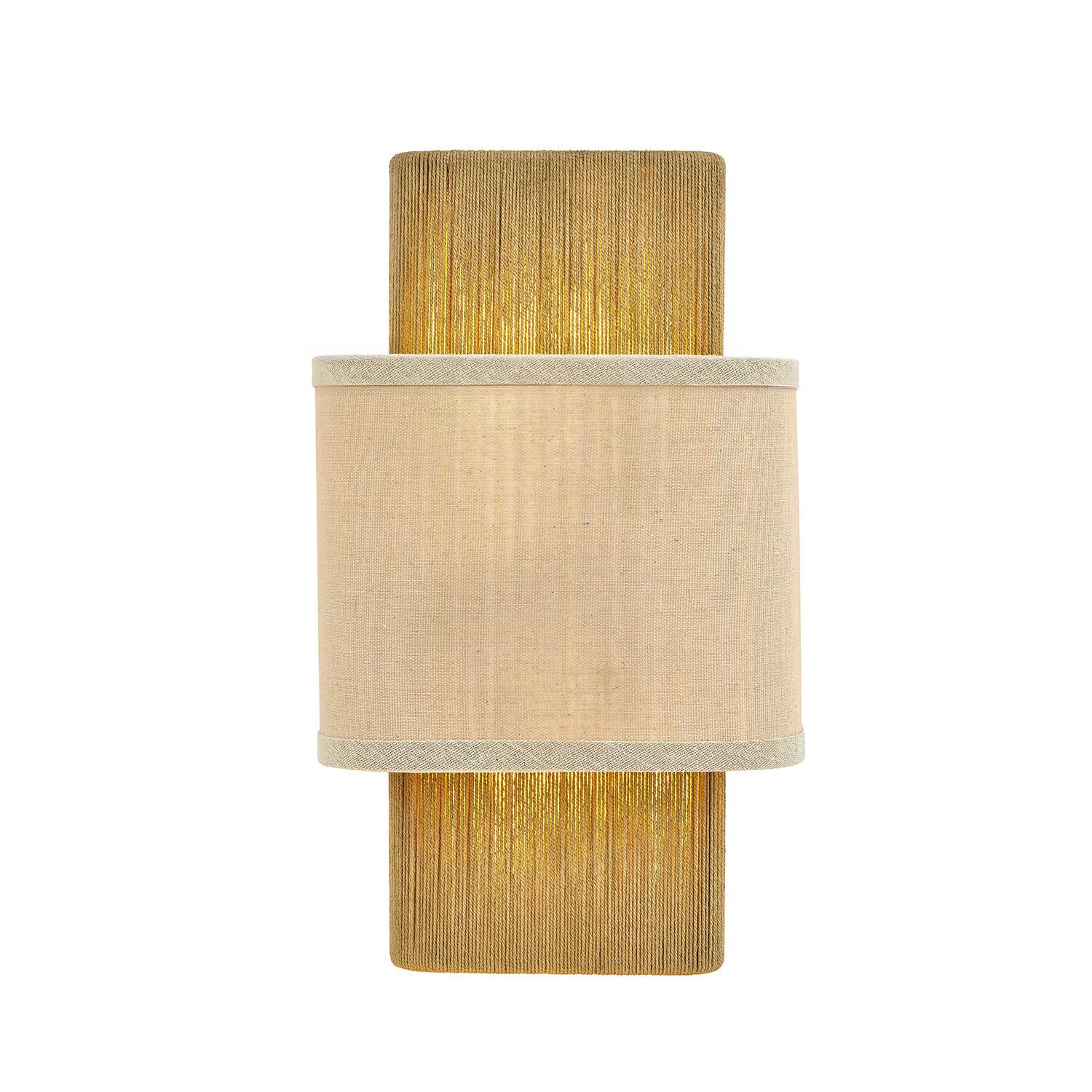 Textile Narberth 14 Inch Wall Sconce by Justice Design Group