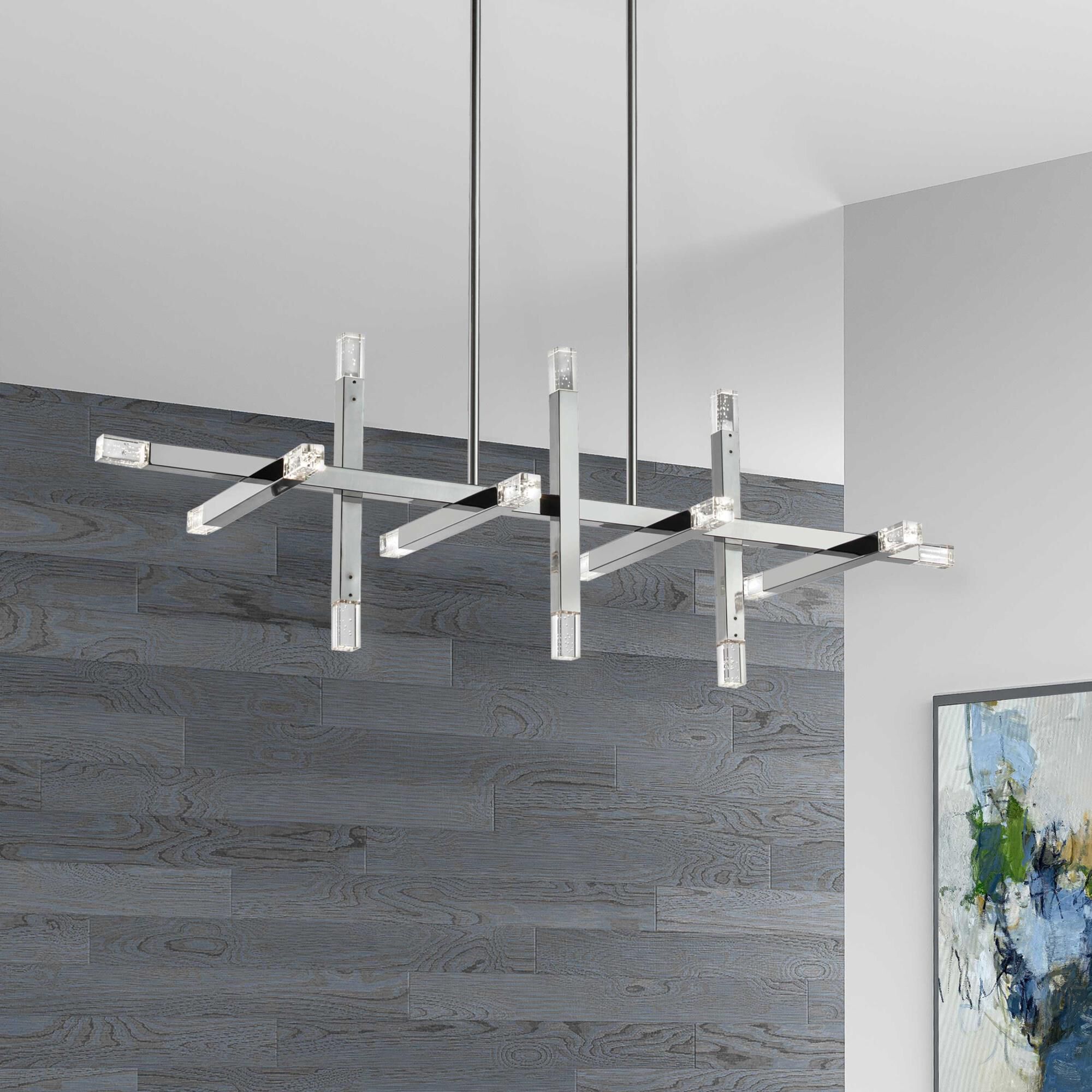 Francesca 40 Inch 16 Light LED Linear Suspension Light by Dainolite