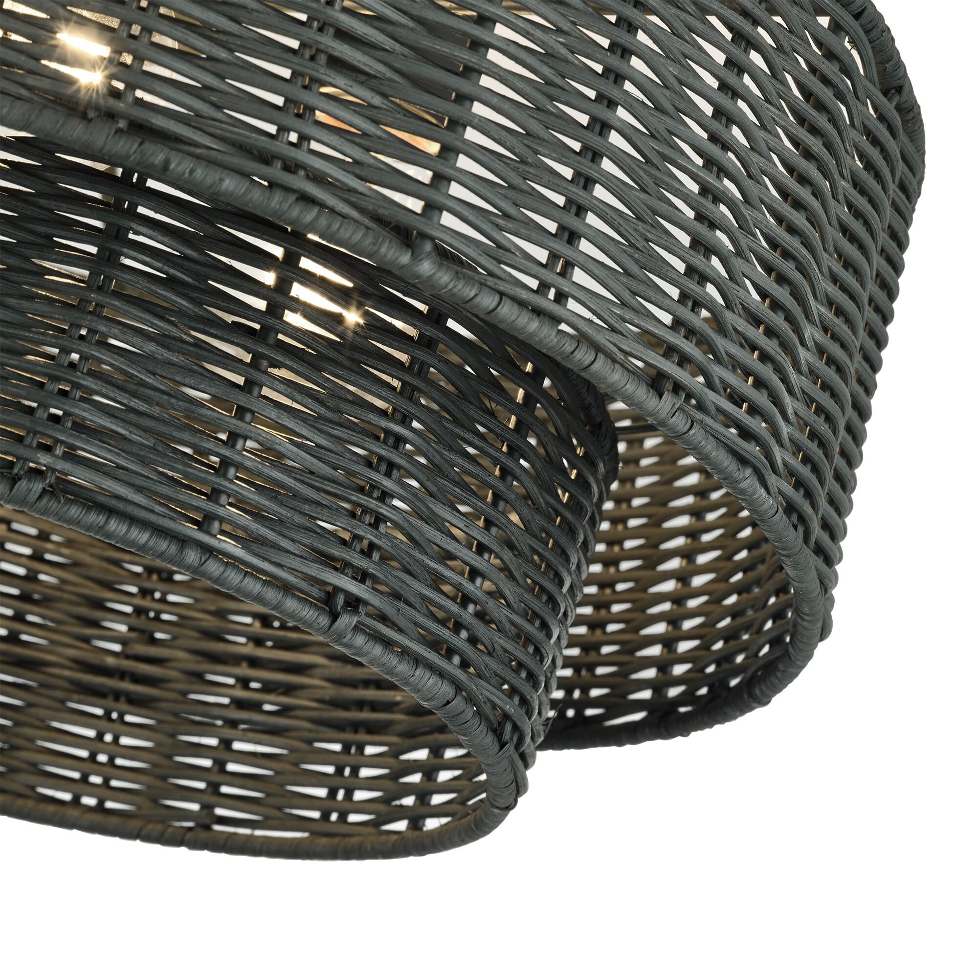 Weavington 15 Inch Semi Flush Mount by Livex Lighting