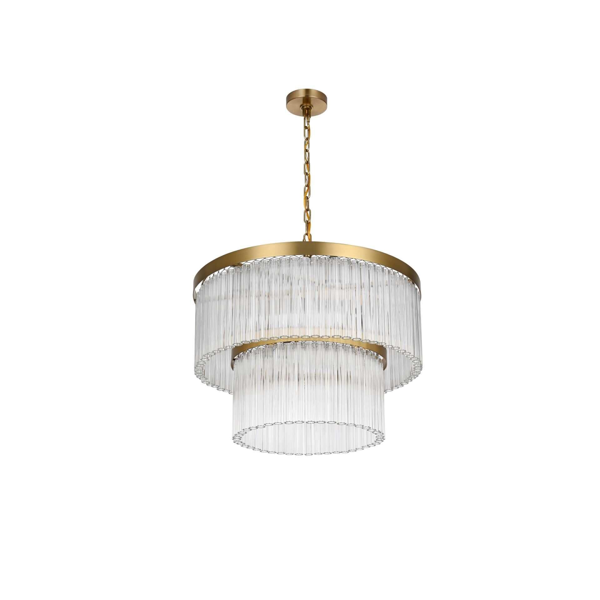 Harlow 24 Inch Chandelier by Elegant Lighting