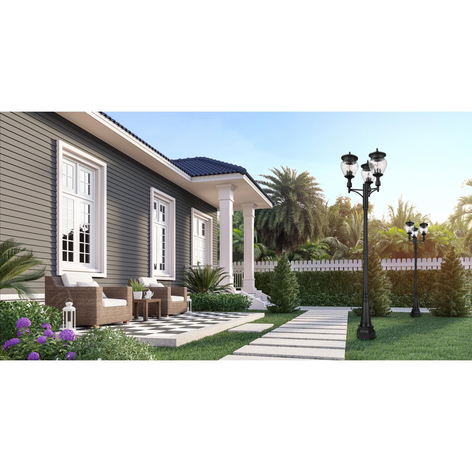 Davina 120 Inch Outdoor Post Lamp by Z Lite