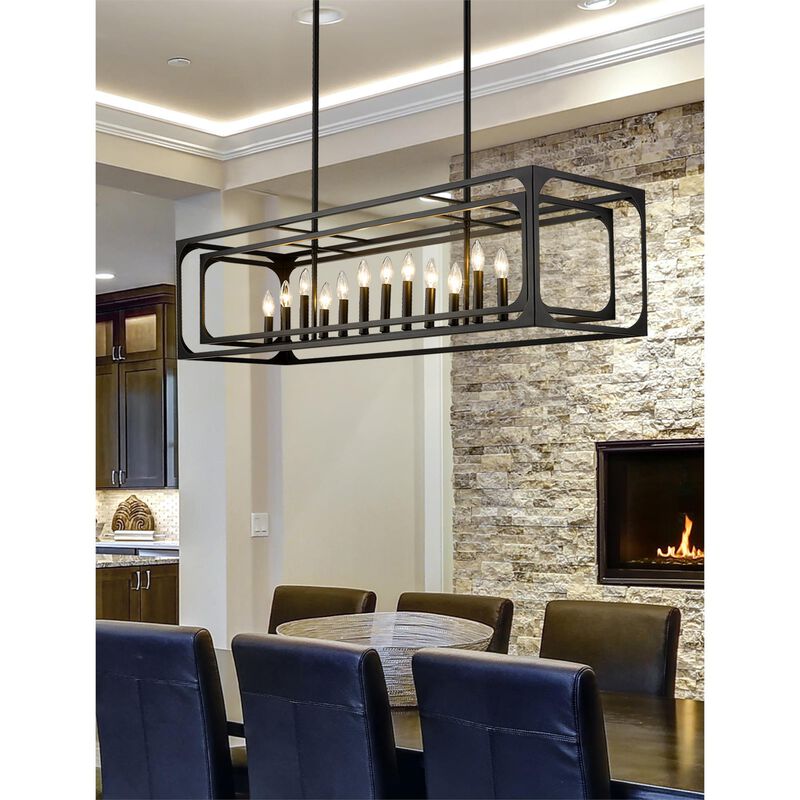 Easton 54 Inch 13 Light Linear Suspension Light by Z-Lite