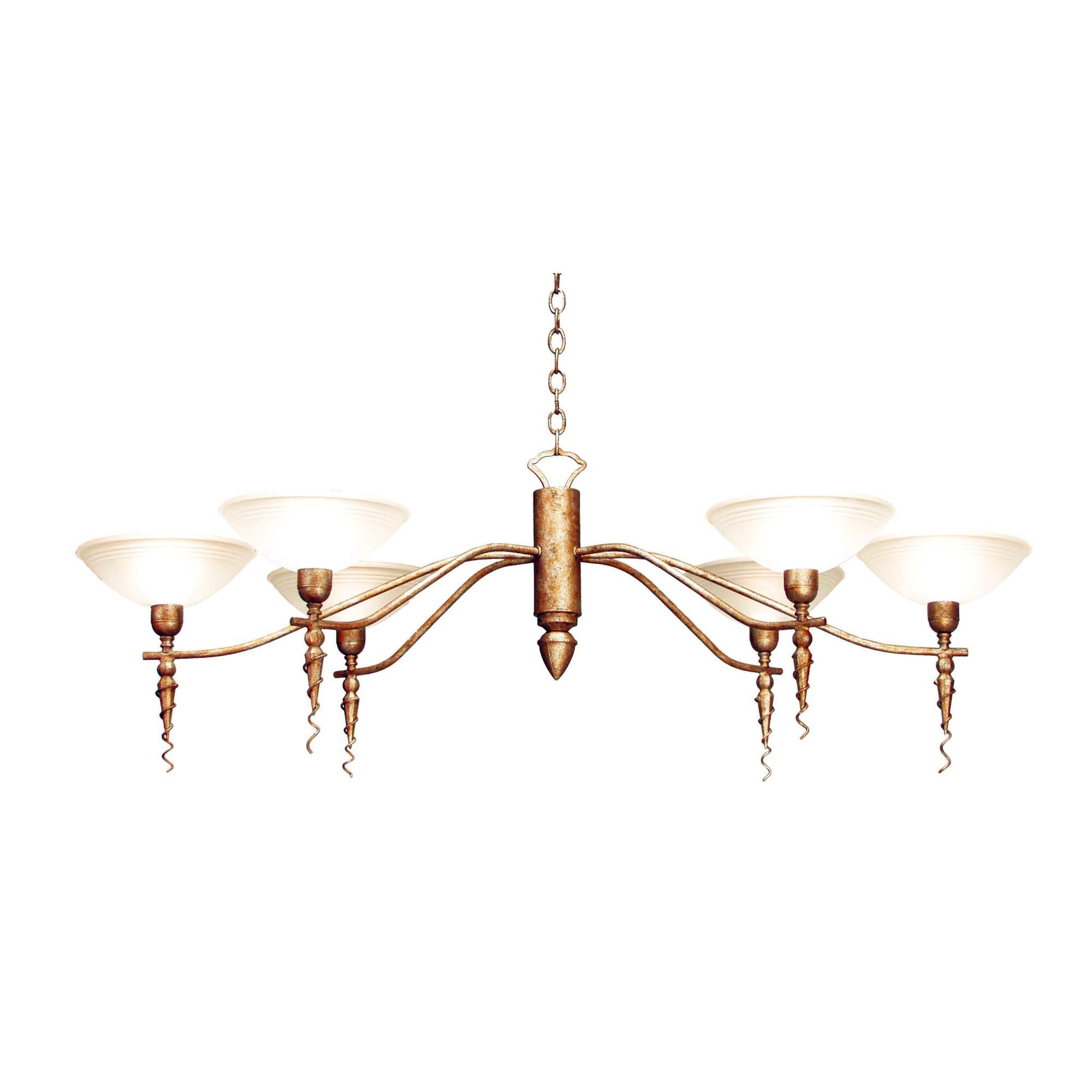 Blanca 60 Inch 6 Light Chandelier by Meyda Lighting