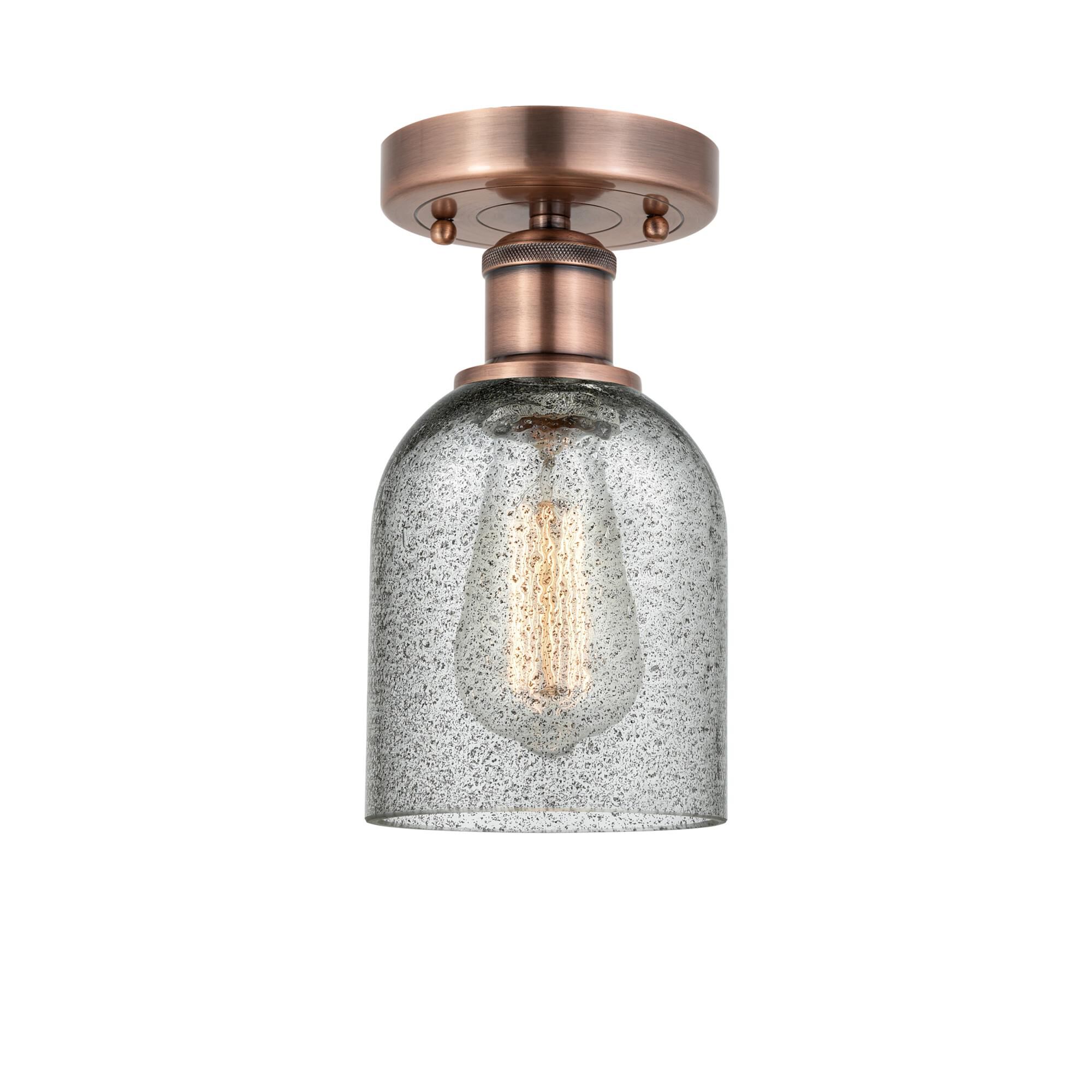 Bruno Marashlian Caledonia 5 Inch 1 Light Semi Flush Mount by Innovations Lighting