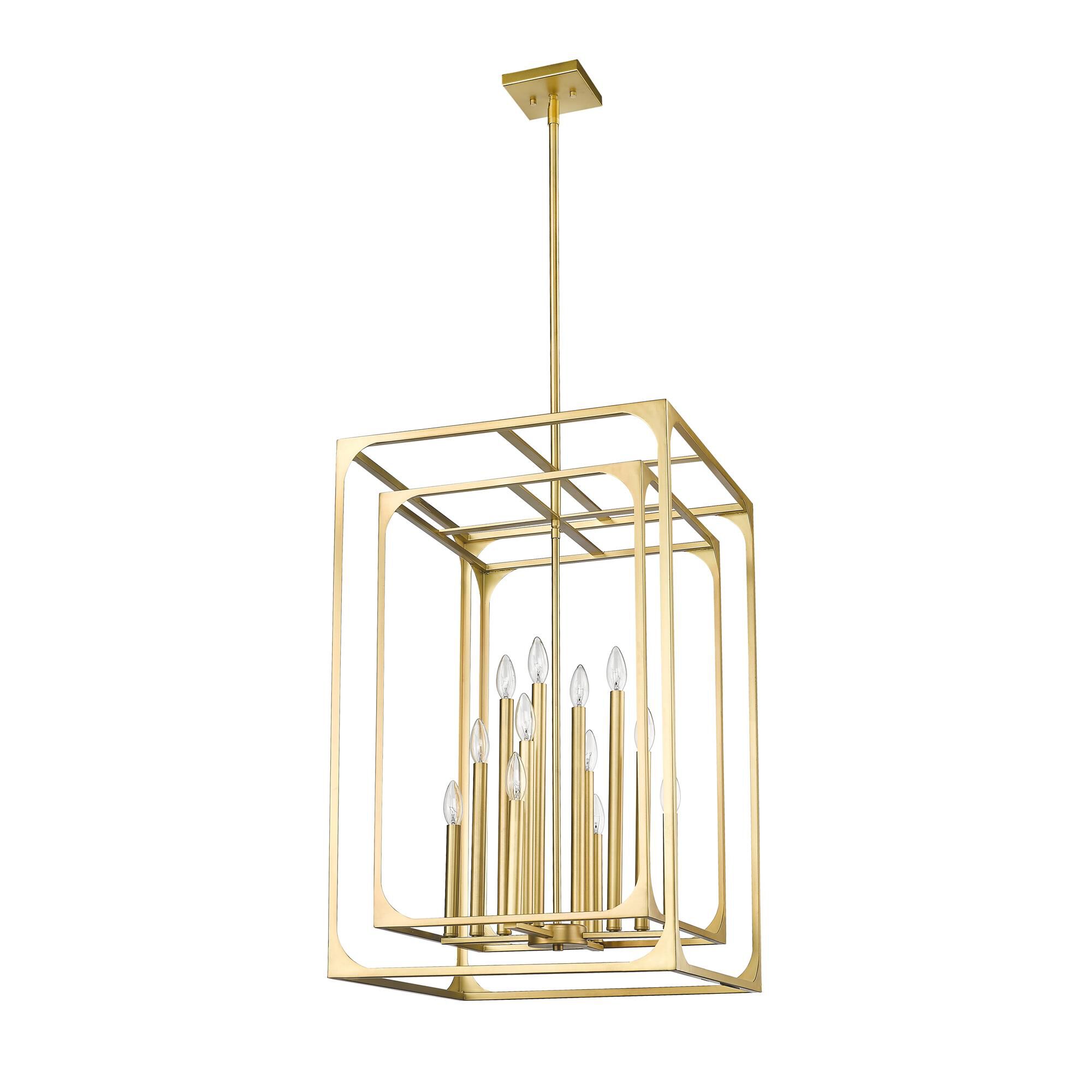 Shown in Rubbed Brass finish and Steel shade