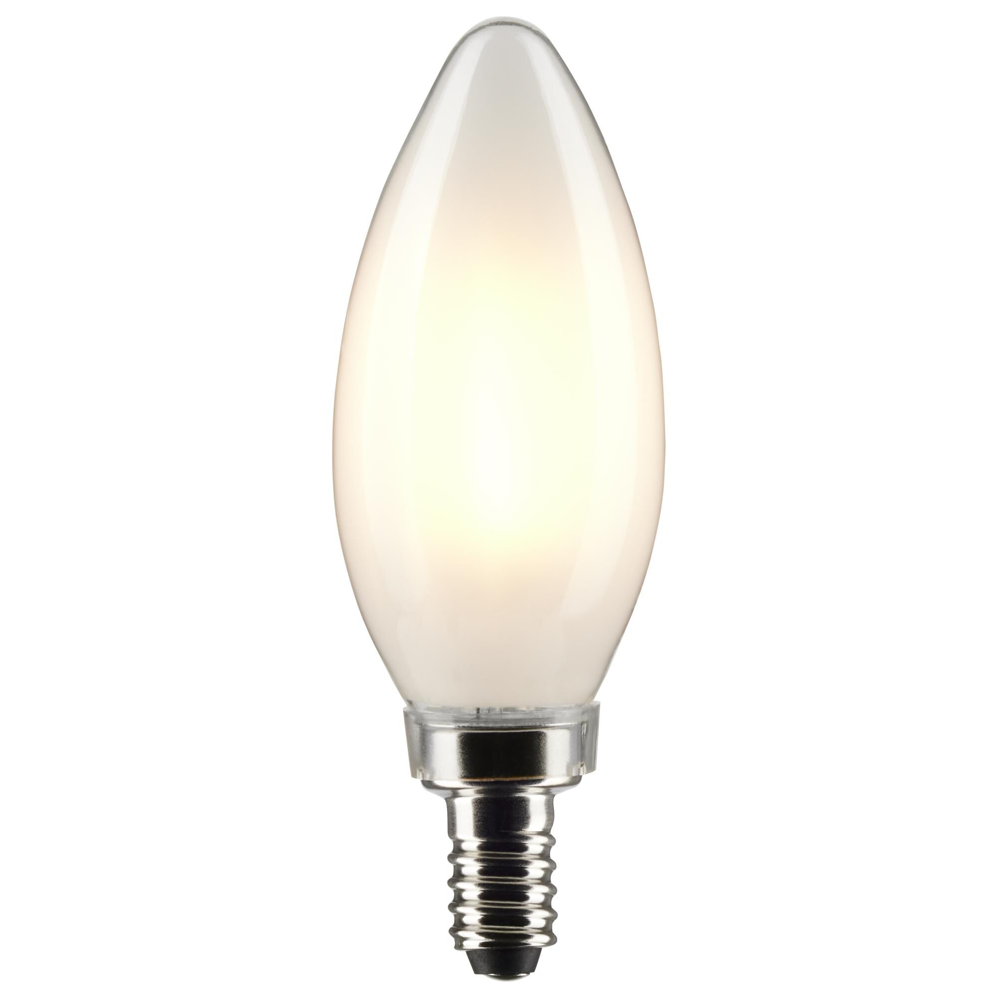 Dimmable 4 Watt 3000K B11 LED Light Bulb by Satco