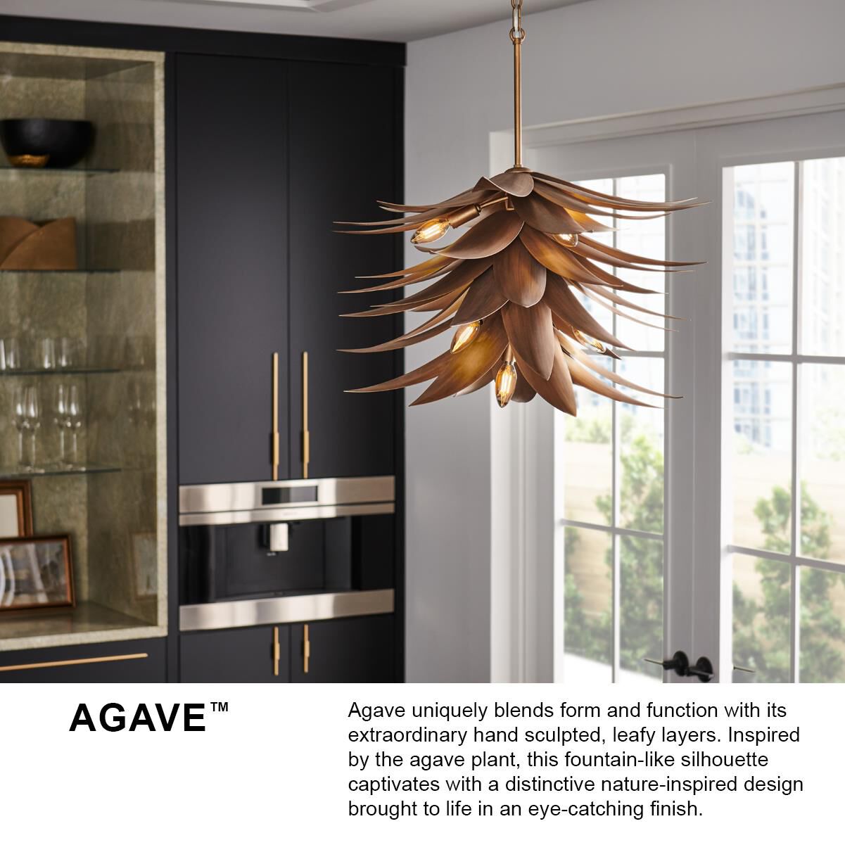 Shown in Textured Plaster finish