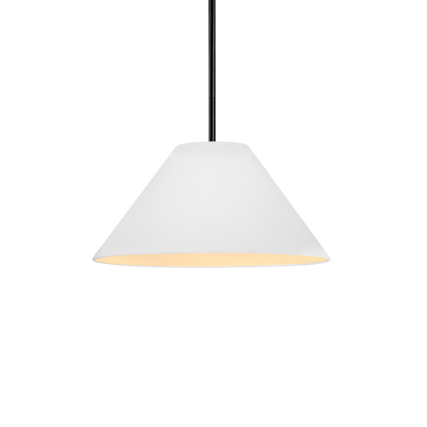 Shown in Matte Black finish and Bisque shade