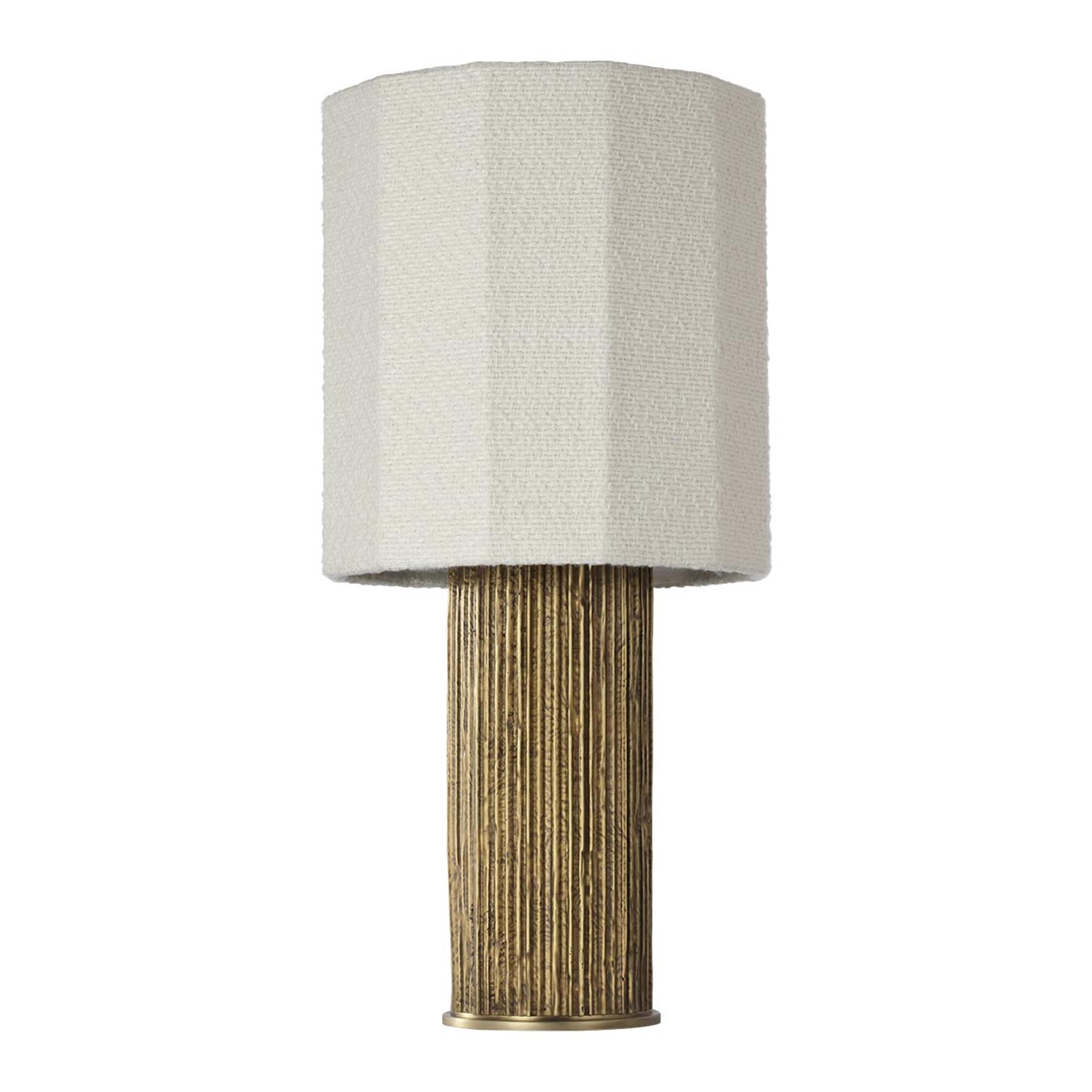 Shown in Ridged Tombac finish and Decorative Boucle shade
