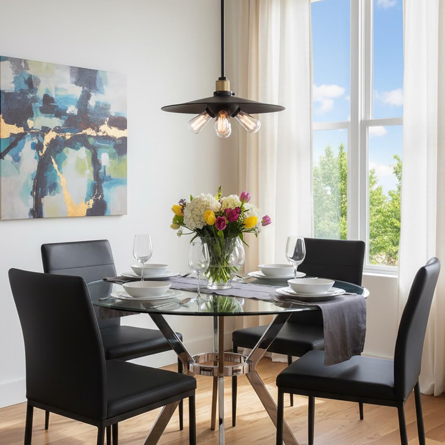 Jersey 18 Inch Large Pendant by Artcraft