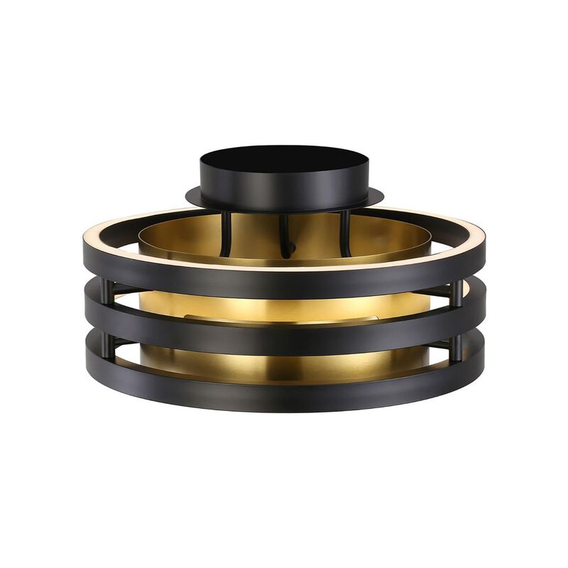 Kevin Kraemer Toledo 15 Inch Semi Flush Mount by Artcraft