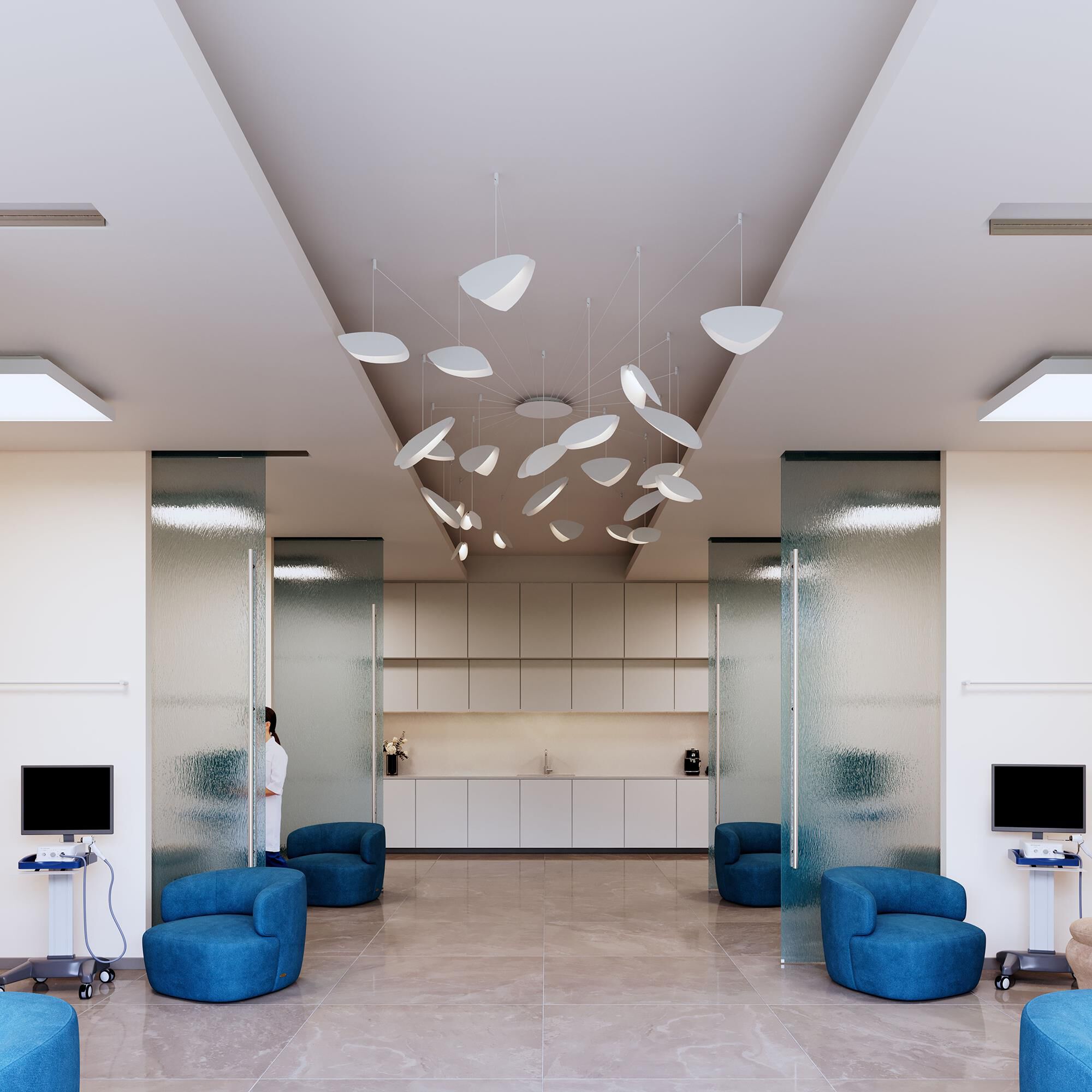 Papillons Multi Light Pendant by SONNEMAN