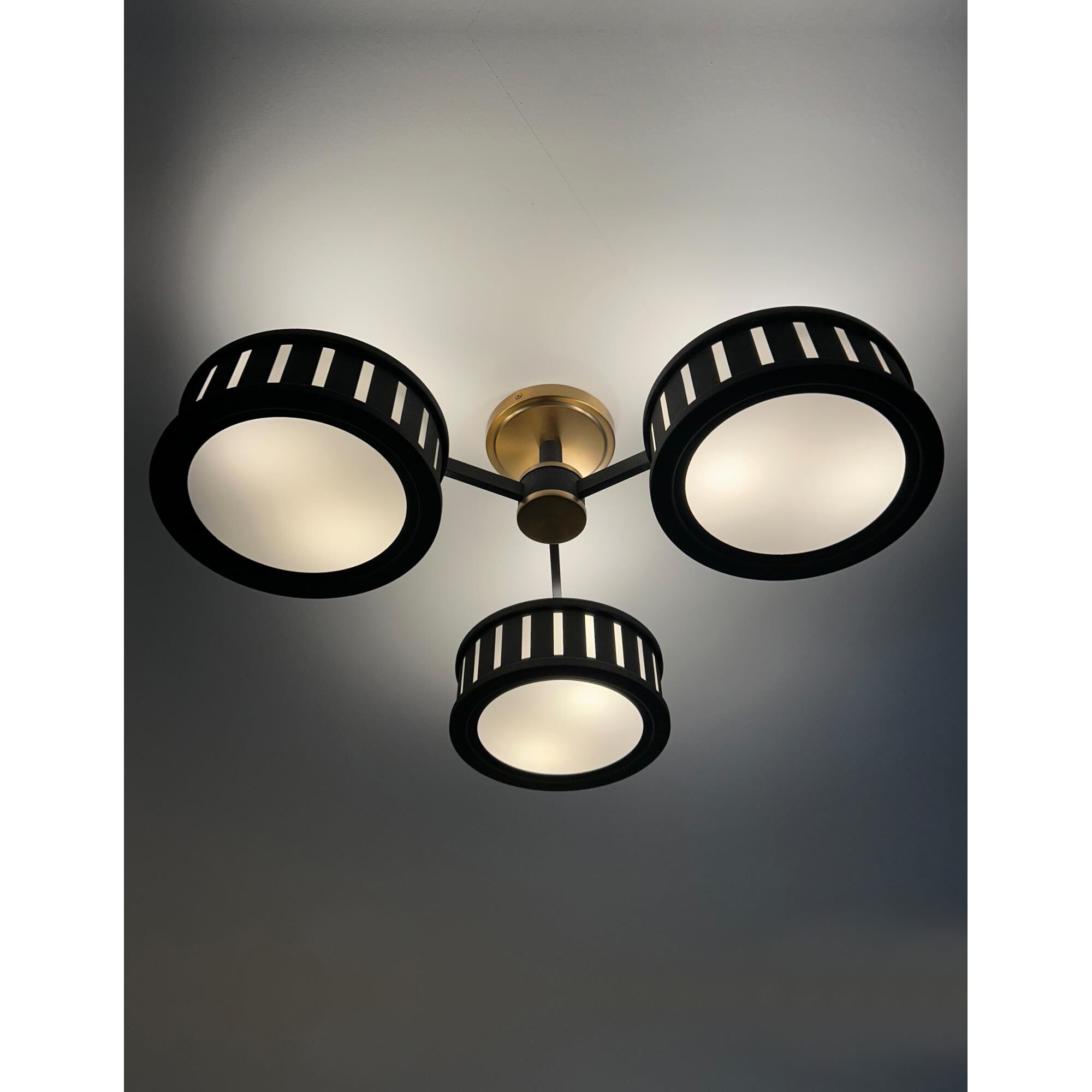 Kendal 29 Inch 6 Light Semi Flush Mount by Crystorama