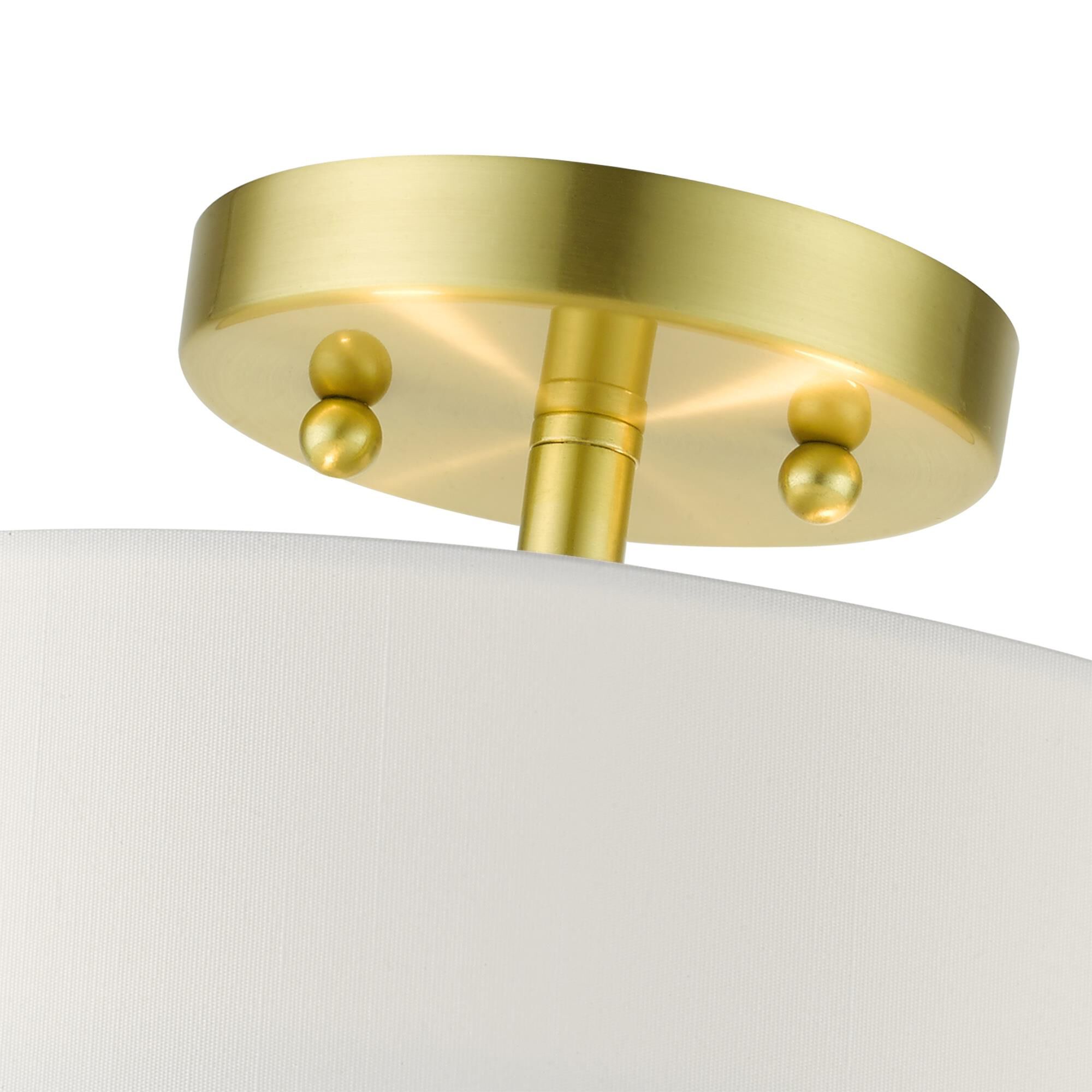 Meridian 2 Light Semi Flush Mount by Livex Lighting
