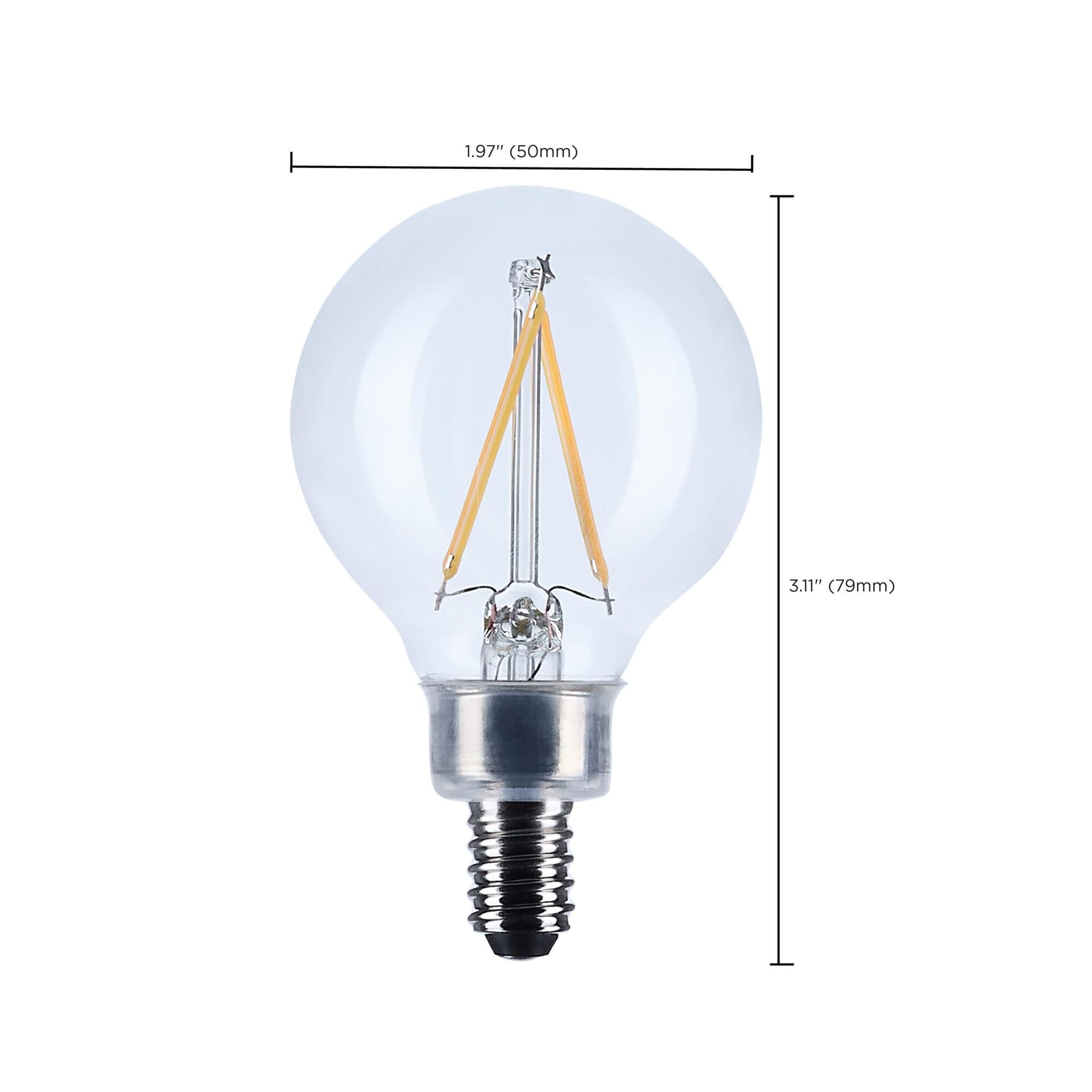 Dimmable 4 Watt 5000K G16.5 LED Light Bulb by Satco