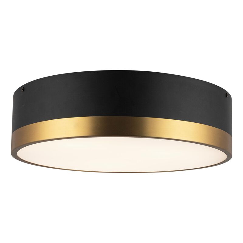 Brisbane 16 Inch 3 Light Flush Mount by Alora Mood