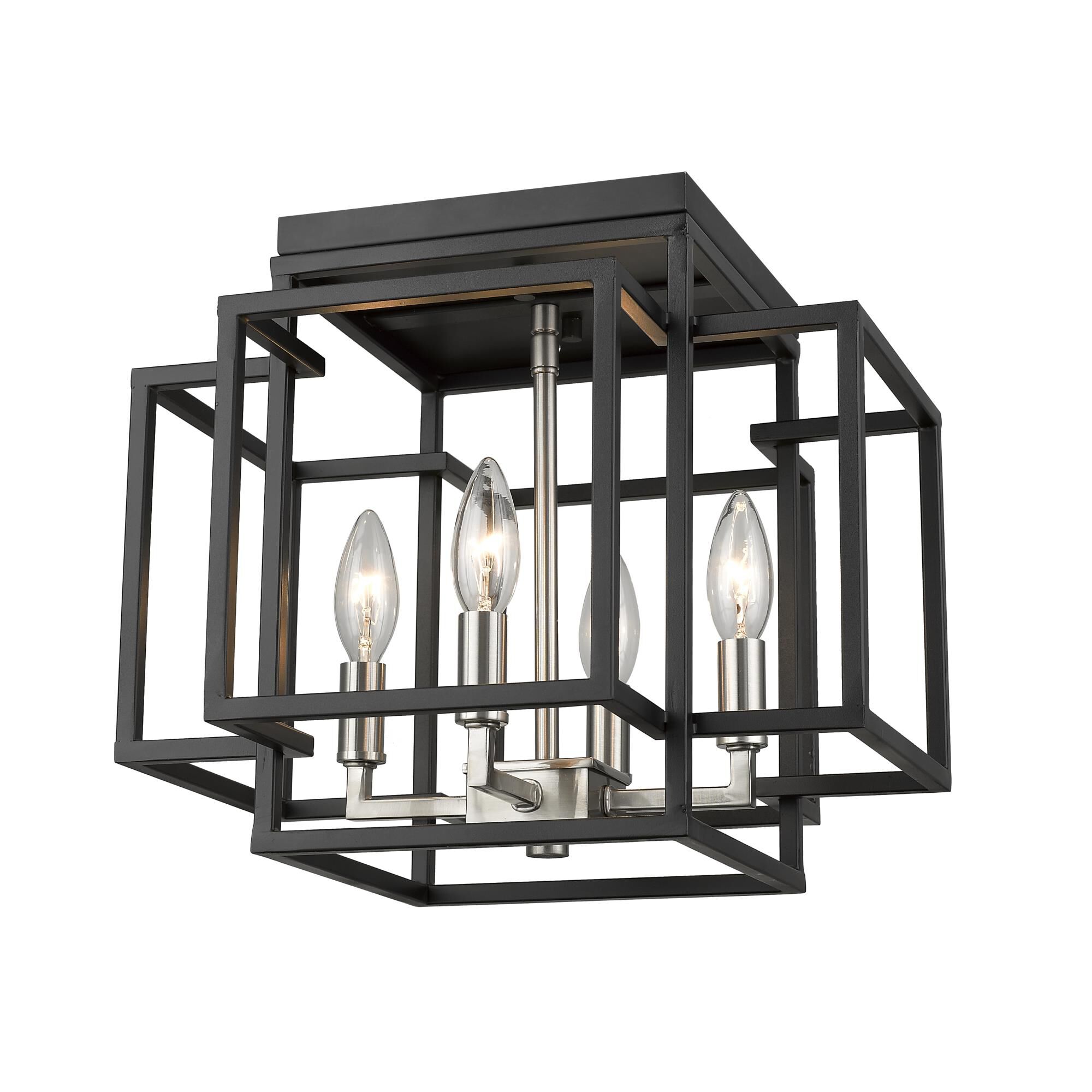 Titania 14 Inch 4 Light Flush Mount by Z-Lite