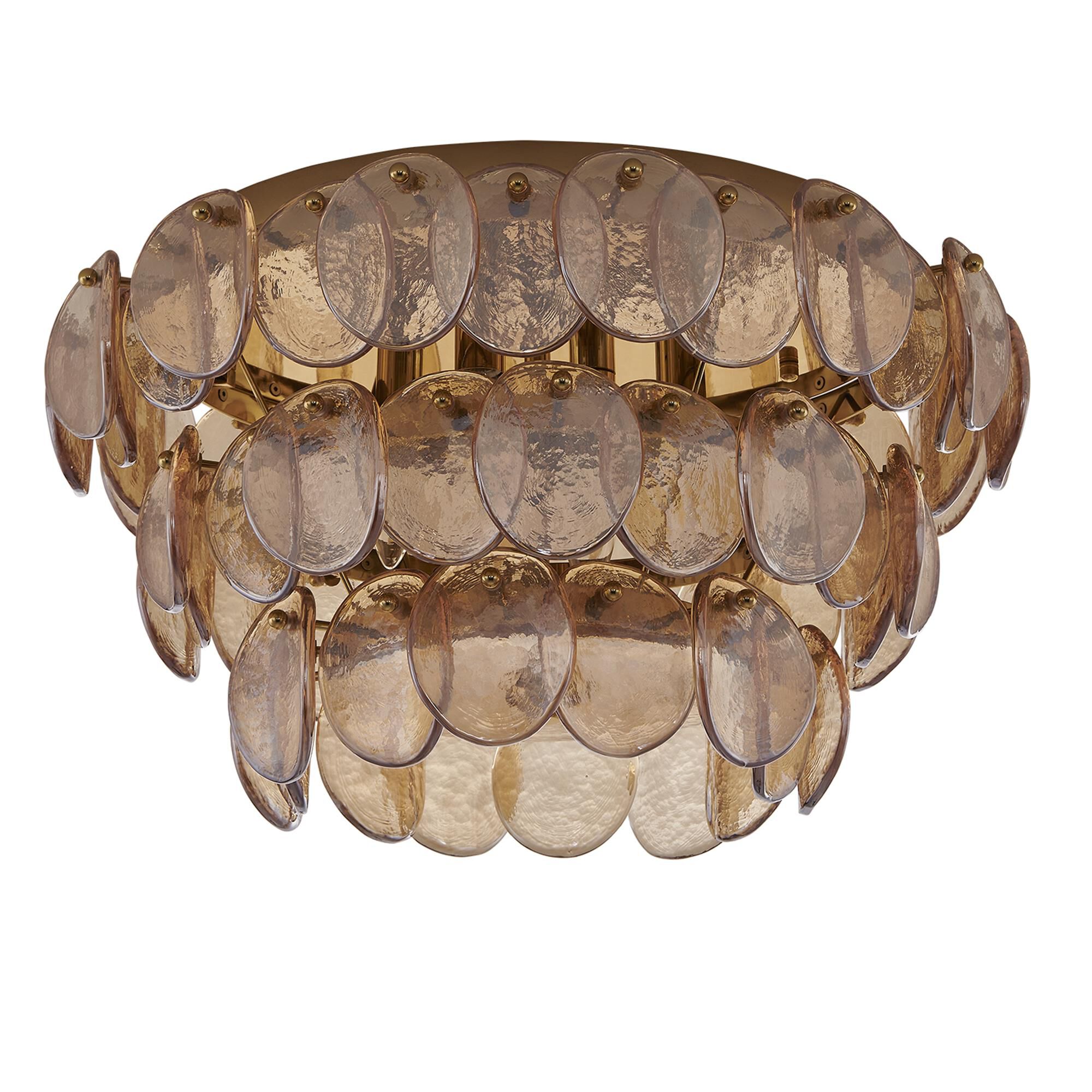 Uroko 20 Inch Flush Mount by Kalco Lighting