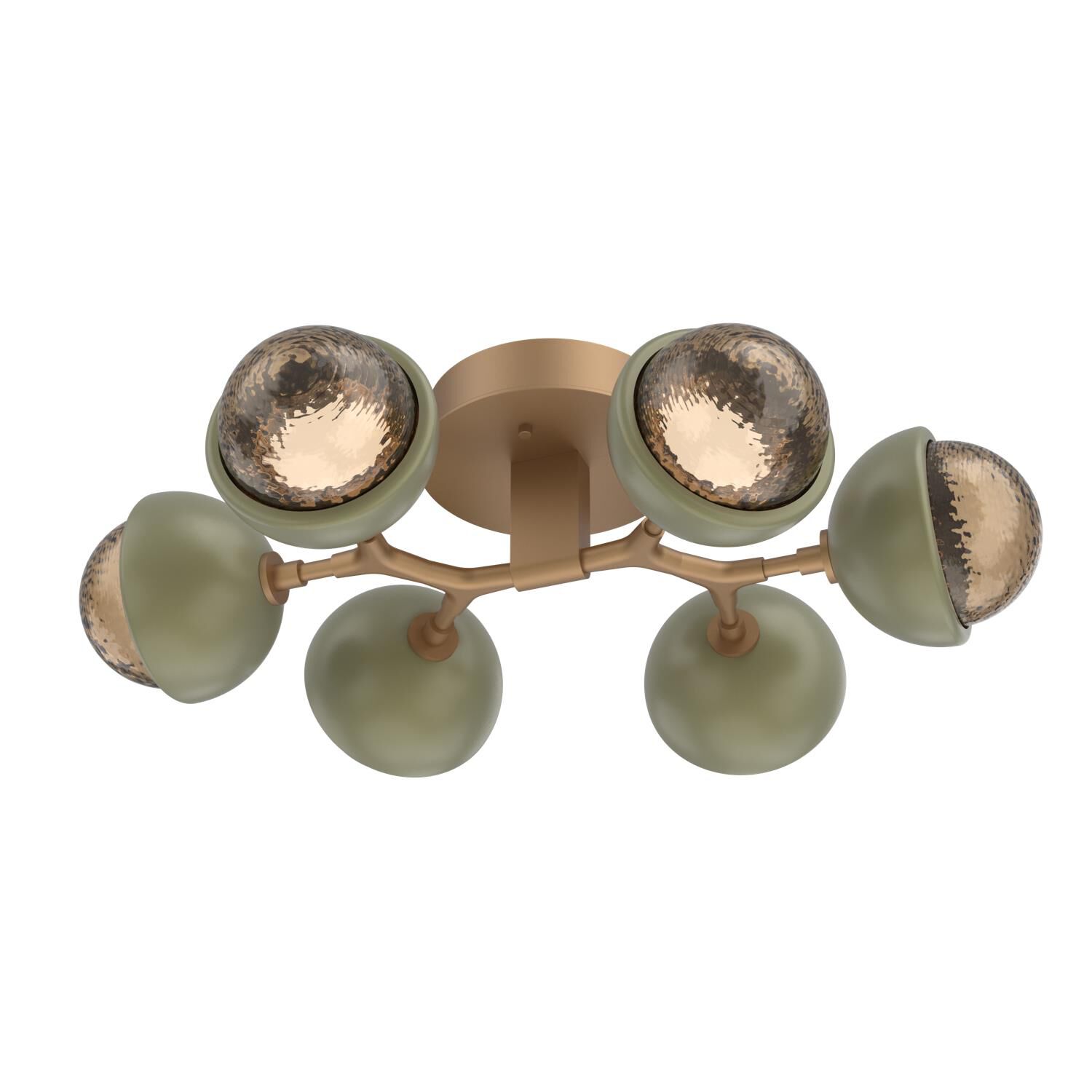 Levi Wilson Cabochon 27 Inch Flush Mount by Hammerton Studio