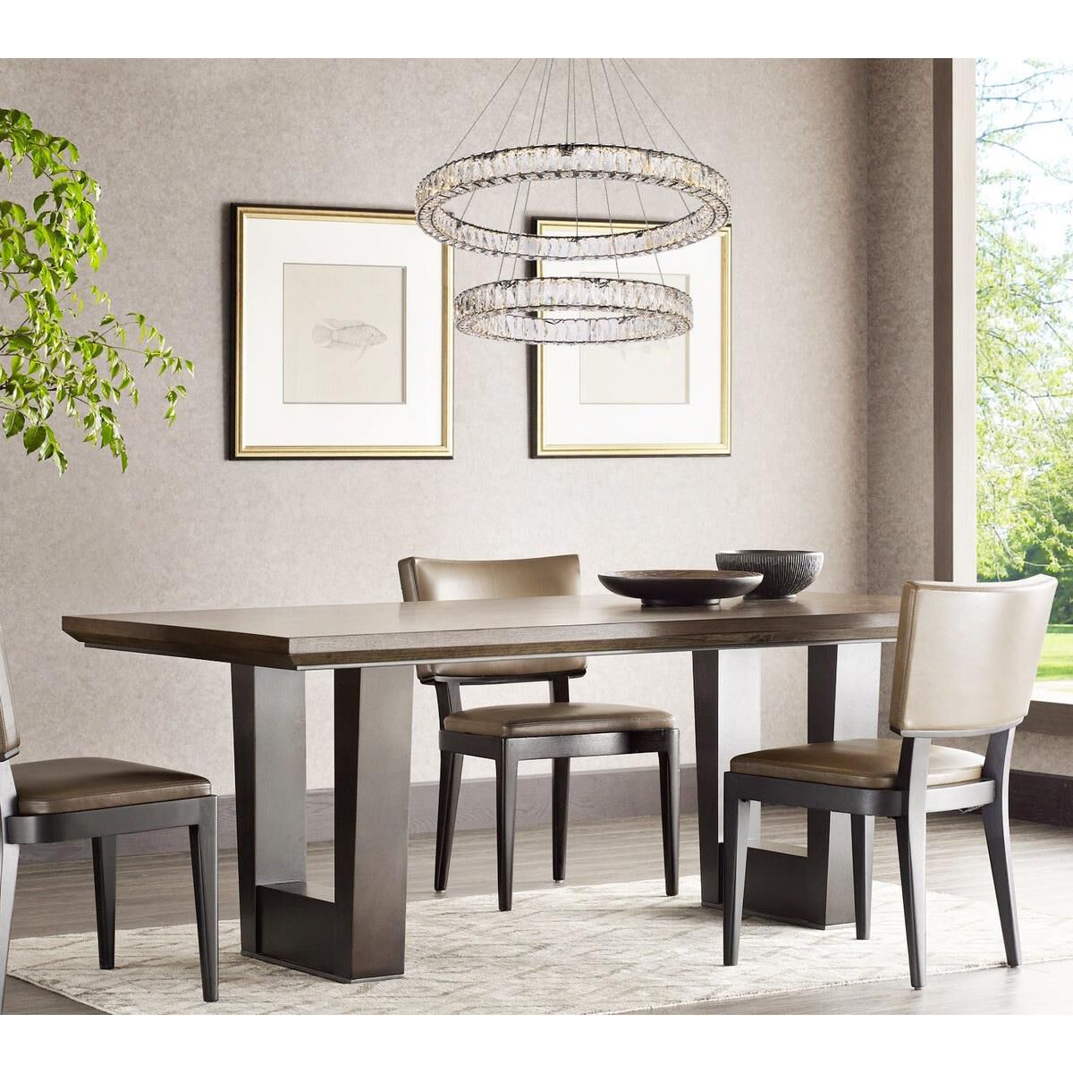 Shown in Black finish and Clear Royal Cut crystal