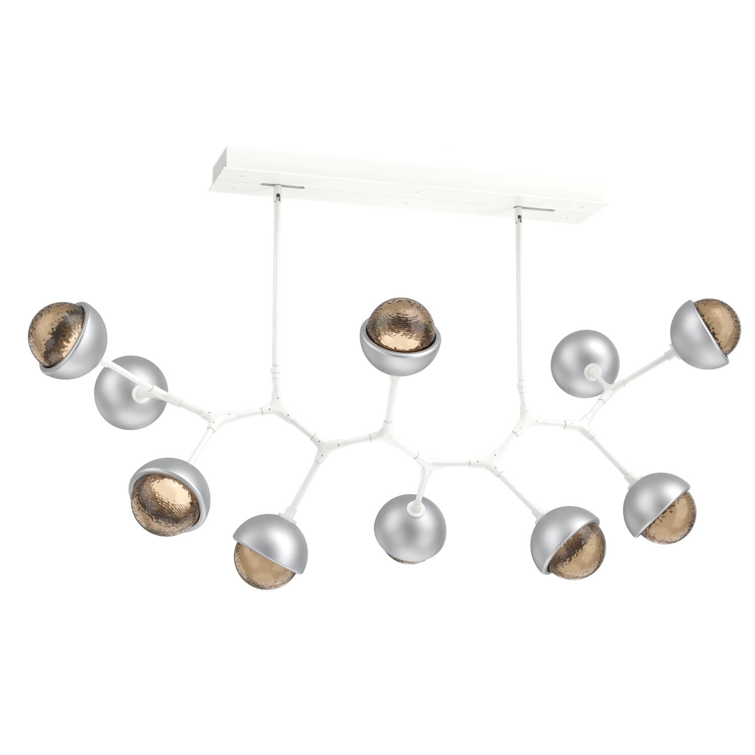 Levi Wilson Cabochon 56 Inch Linear Suspension Light by Hammerton Studio