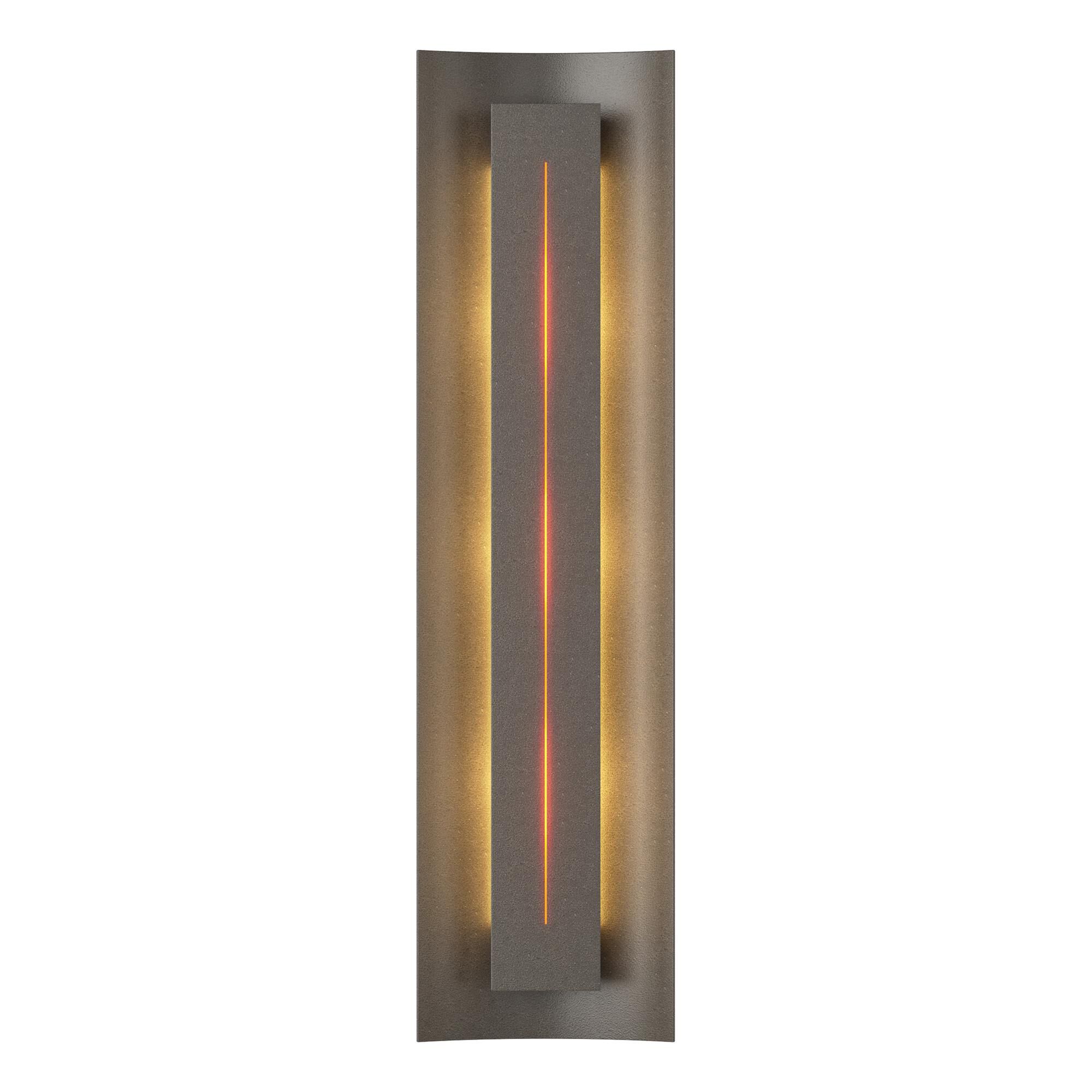 Shown in Dark Smoke finish and Amber  glass