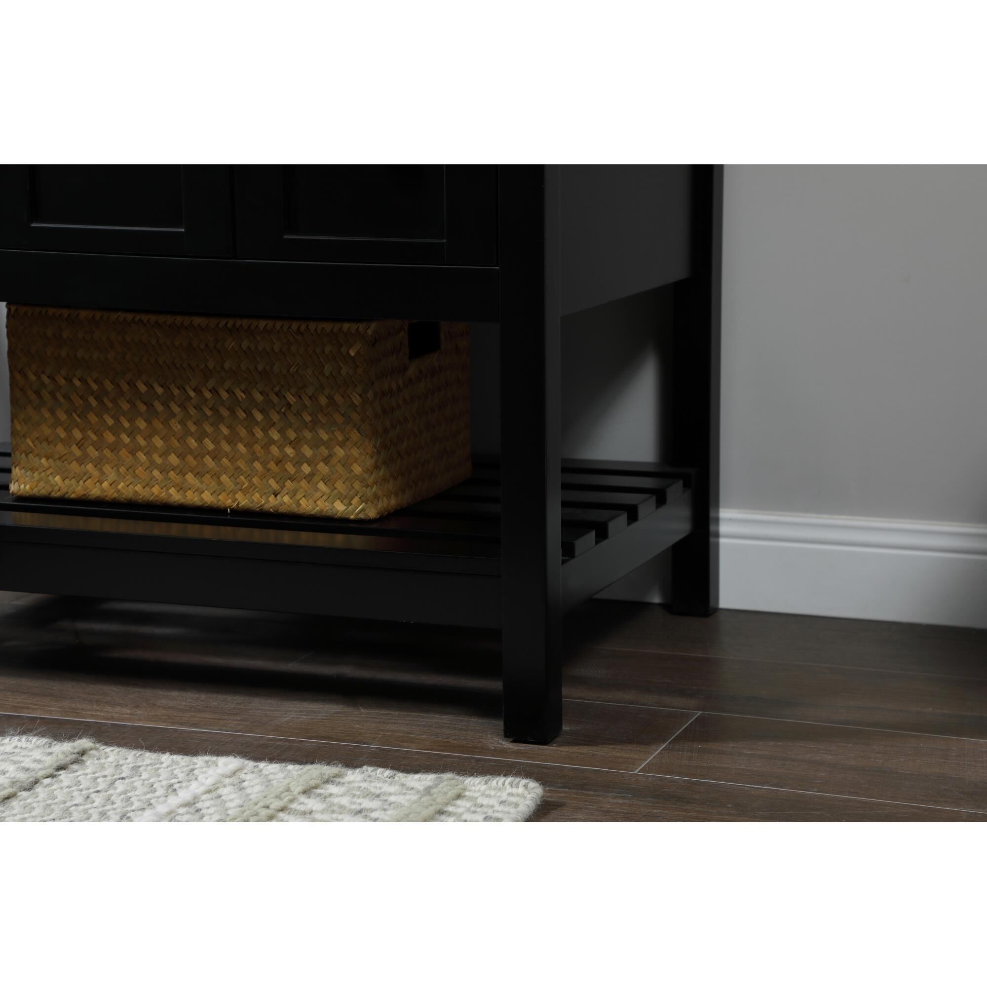 Shown in Black finish