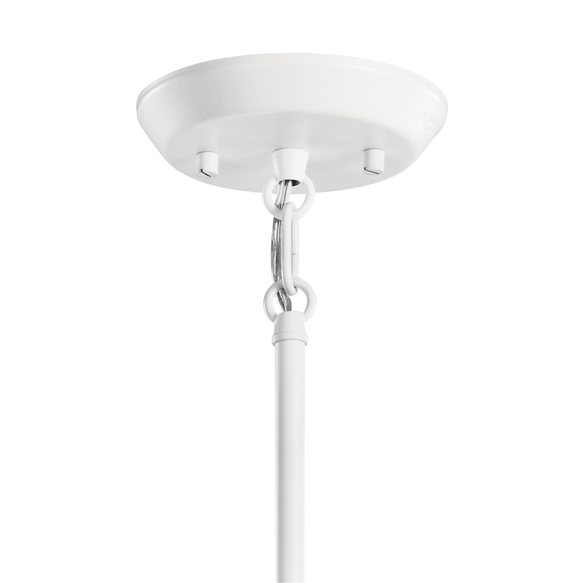 Shown in White finish