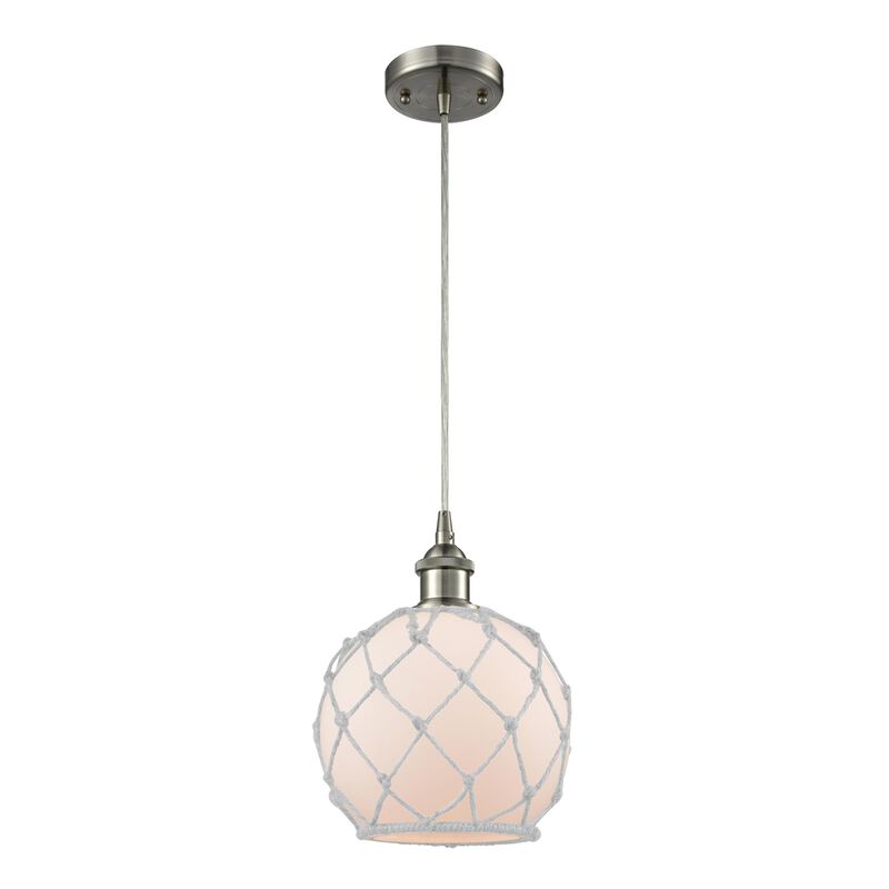 Innovations Lighting Bruno Marashlian Farmhouse Rope 8 Inch Mini Pendant
