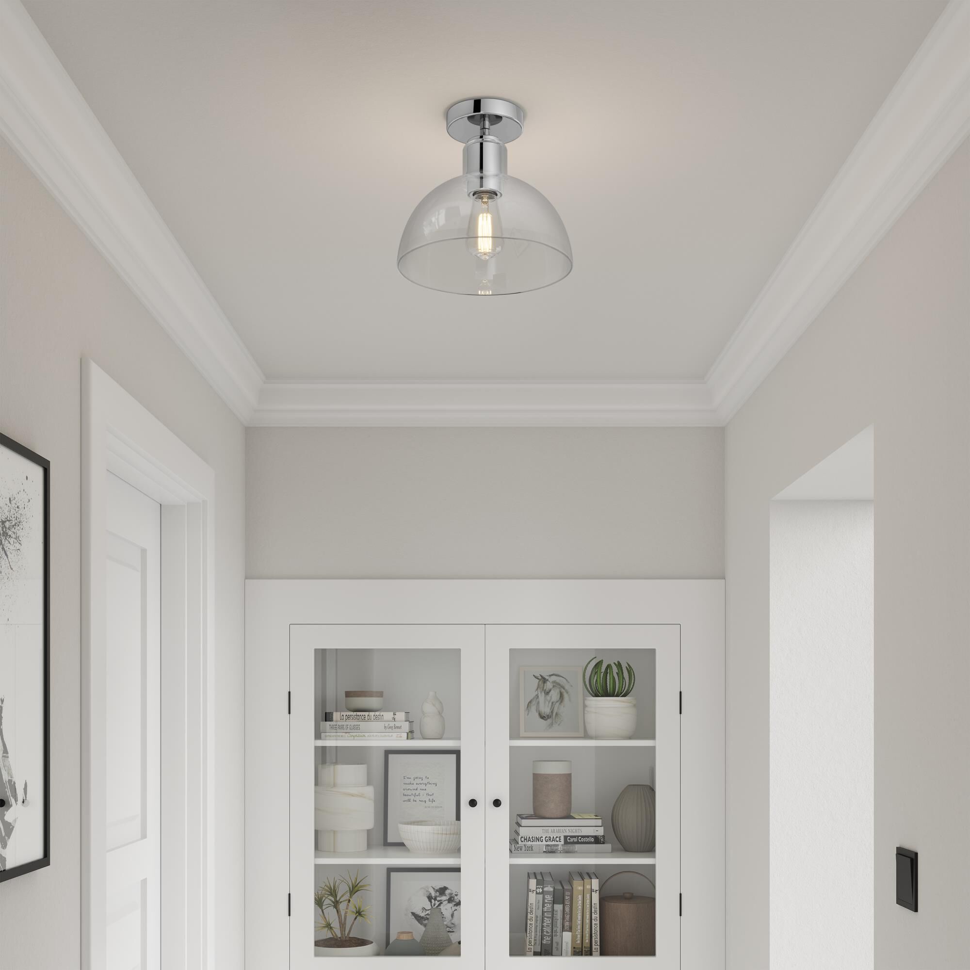 Knightsdale 10 Inch Semi Flush Mount by Millennium Lighting