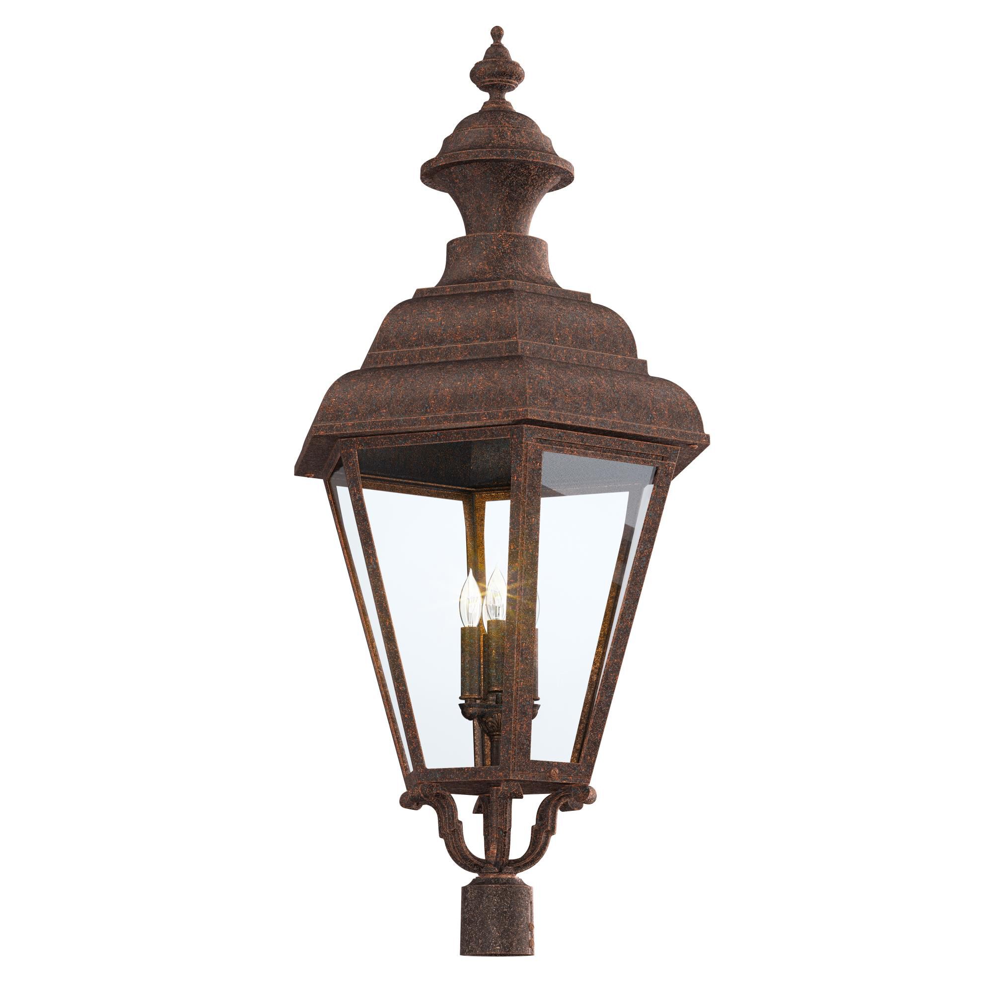 Shown in Vintage Copper finish and Ca glass