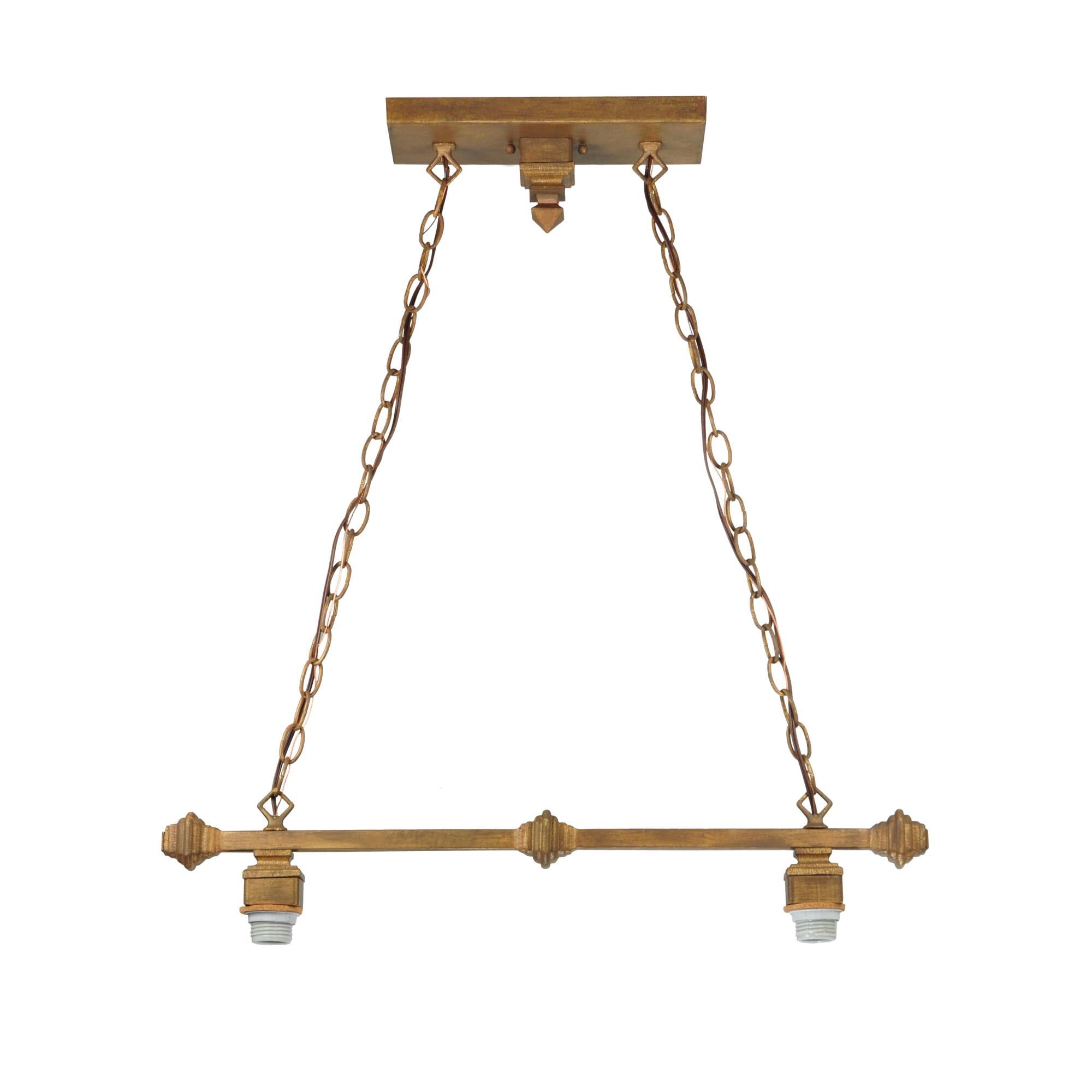 28 Inch 2 Light Linear Suspension Light by Meyda Lighting