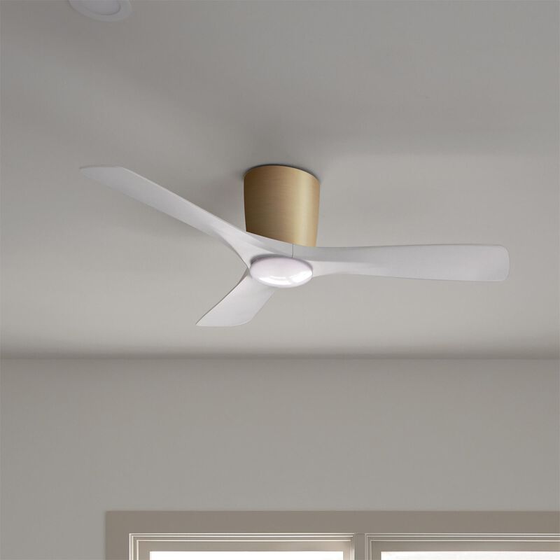 Volos 48 Inch Flush Mount Fan with Light Kit by Kichler