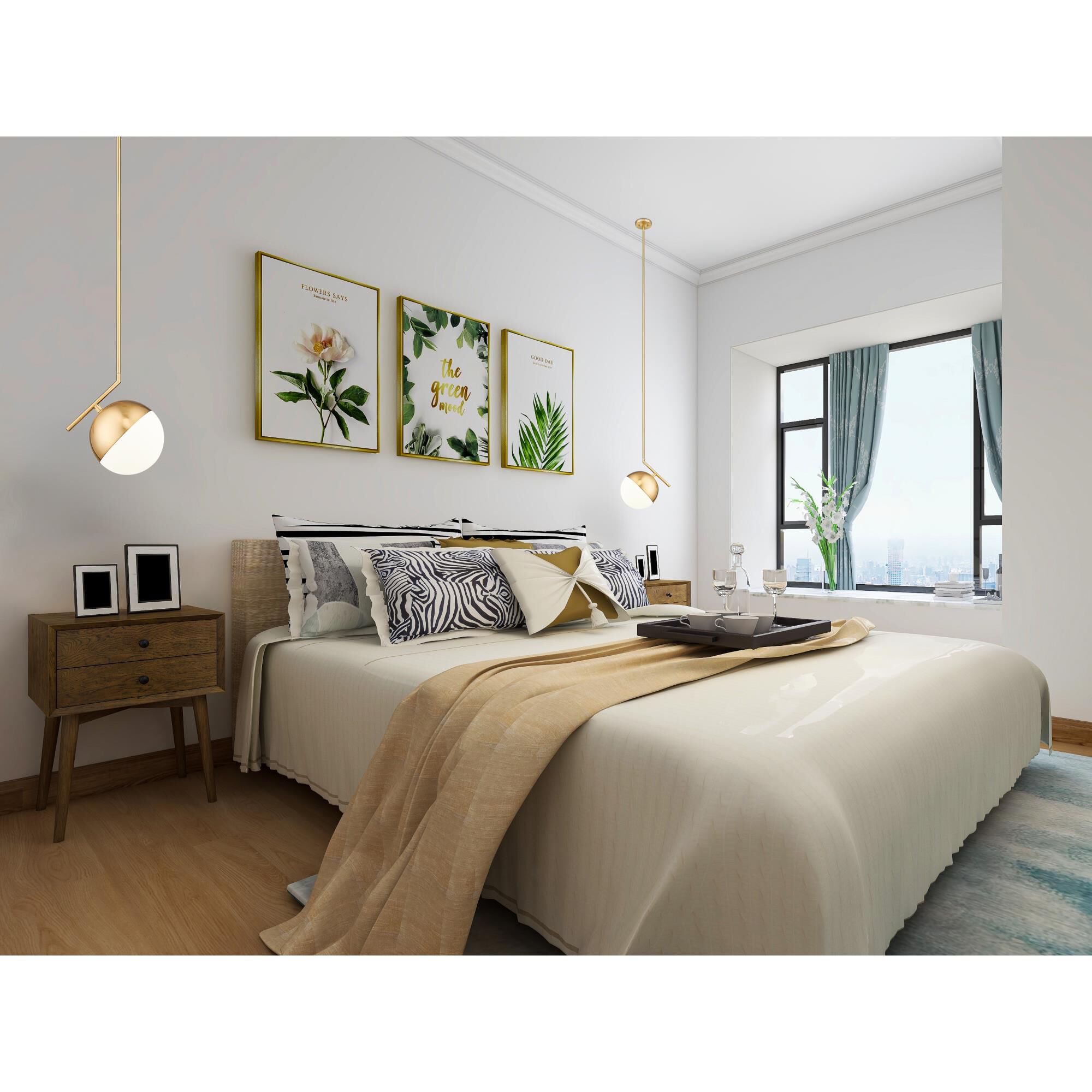 Shown in Modern Gold finish and Matte Opal glass and Matte Opal shade