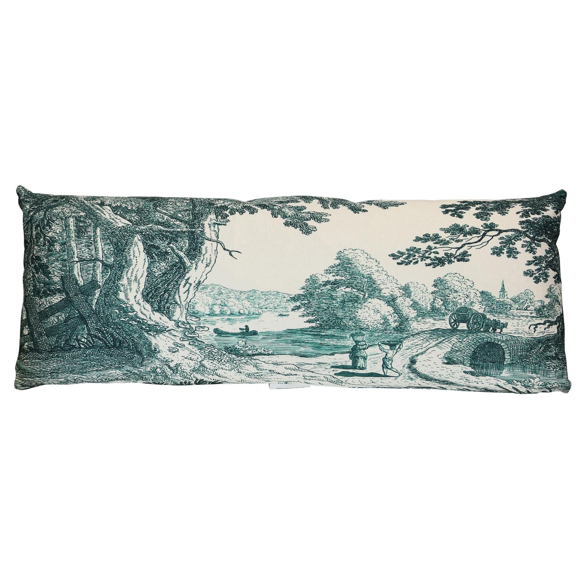 Dann Foley Reverie Toile 36 Inch Decorative Pillow by Stylecraft