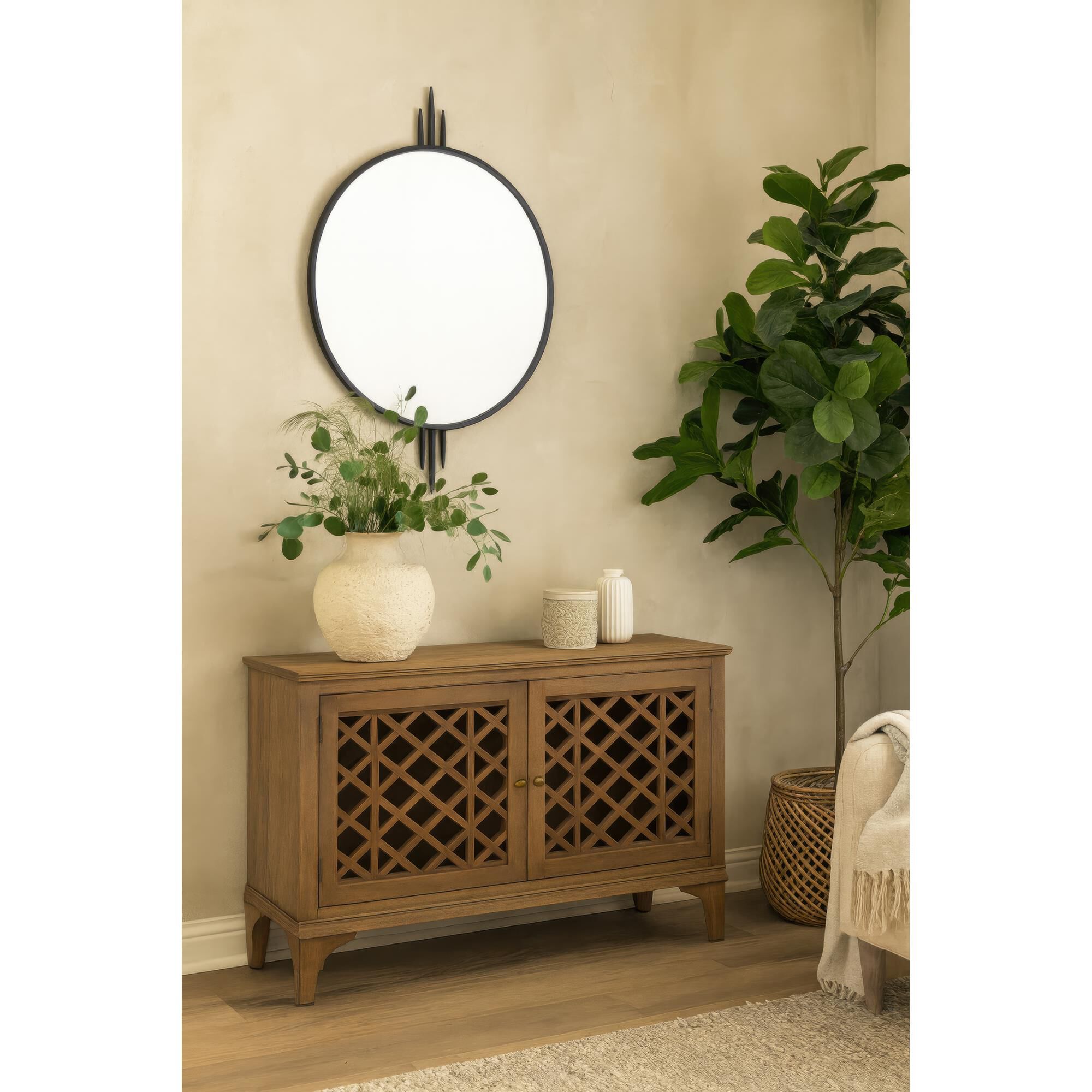 Ron Henderson Propaganda 30 Inch Decorative Mirror by Varaluz