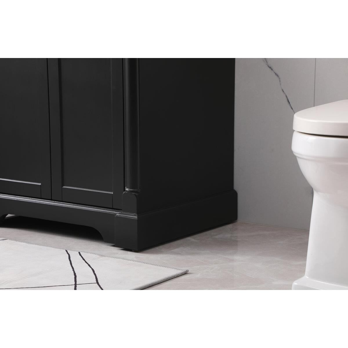 Shown in Black finish