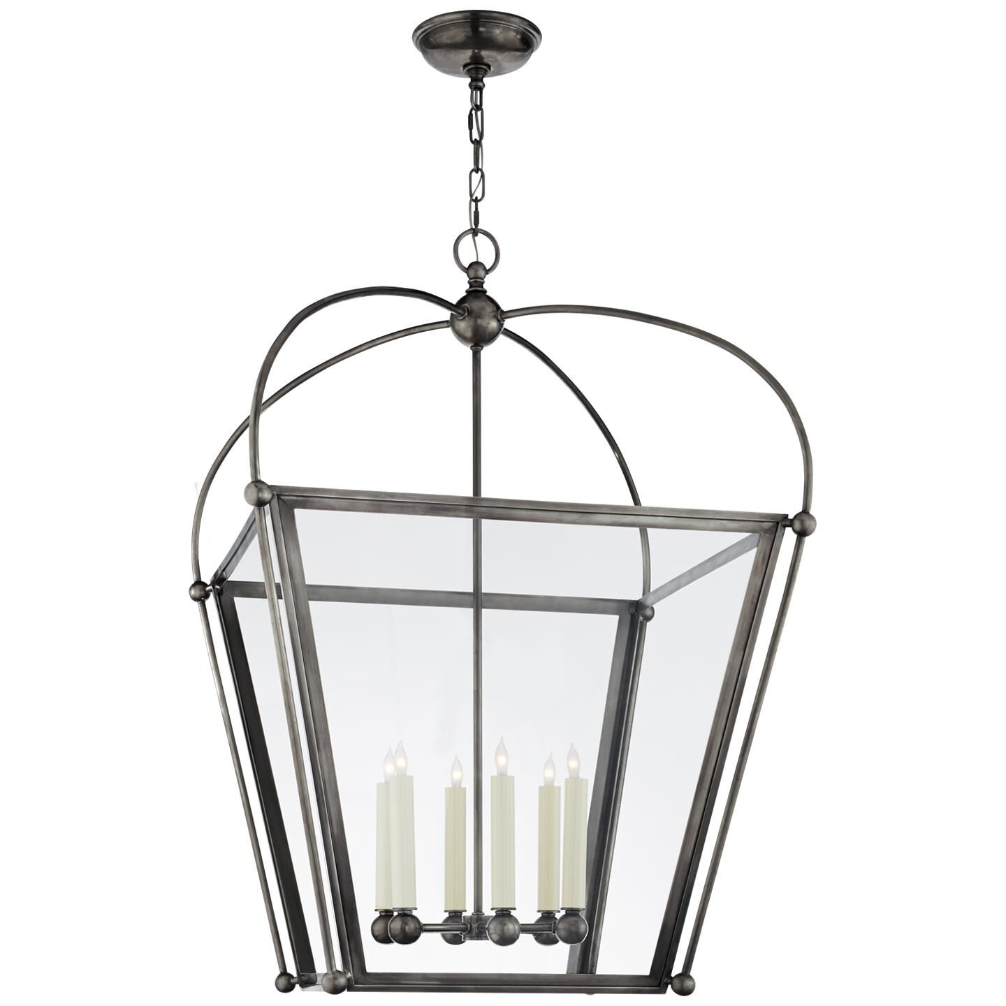 Chapman & Myers Plantation 28 Inch Cage Pendant by Visual Comfort Signature Collection
